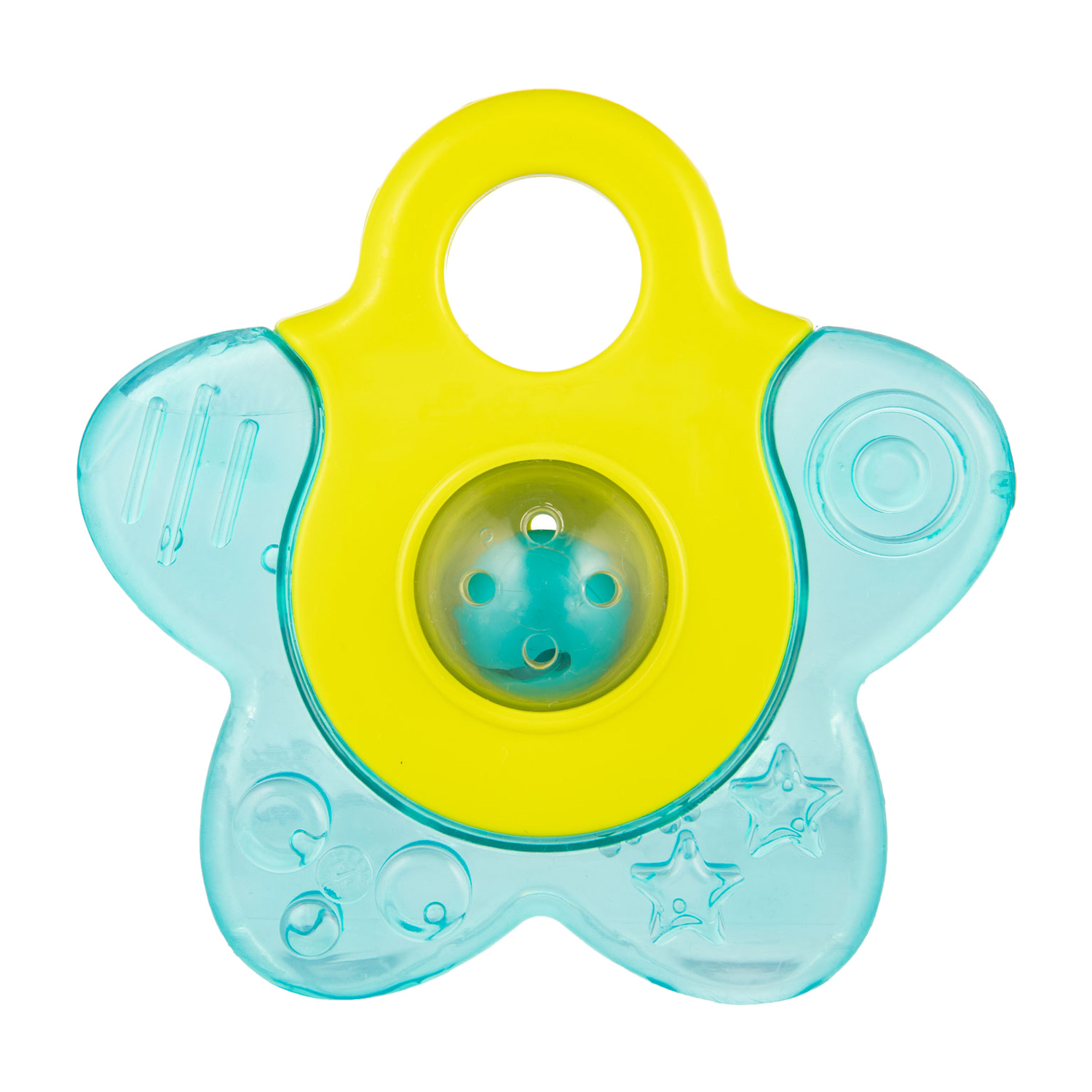 

Брязкальце-зубогризка з водою Canpol Babies Зірочка, бірюзове (56/161_tur)