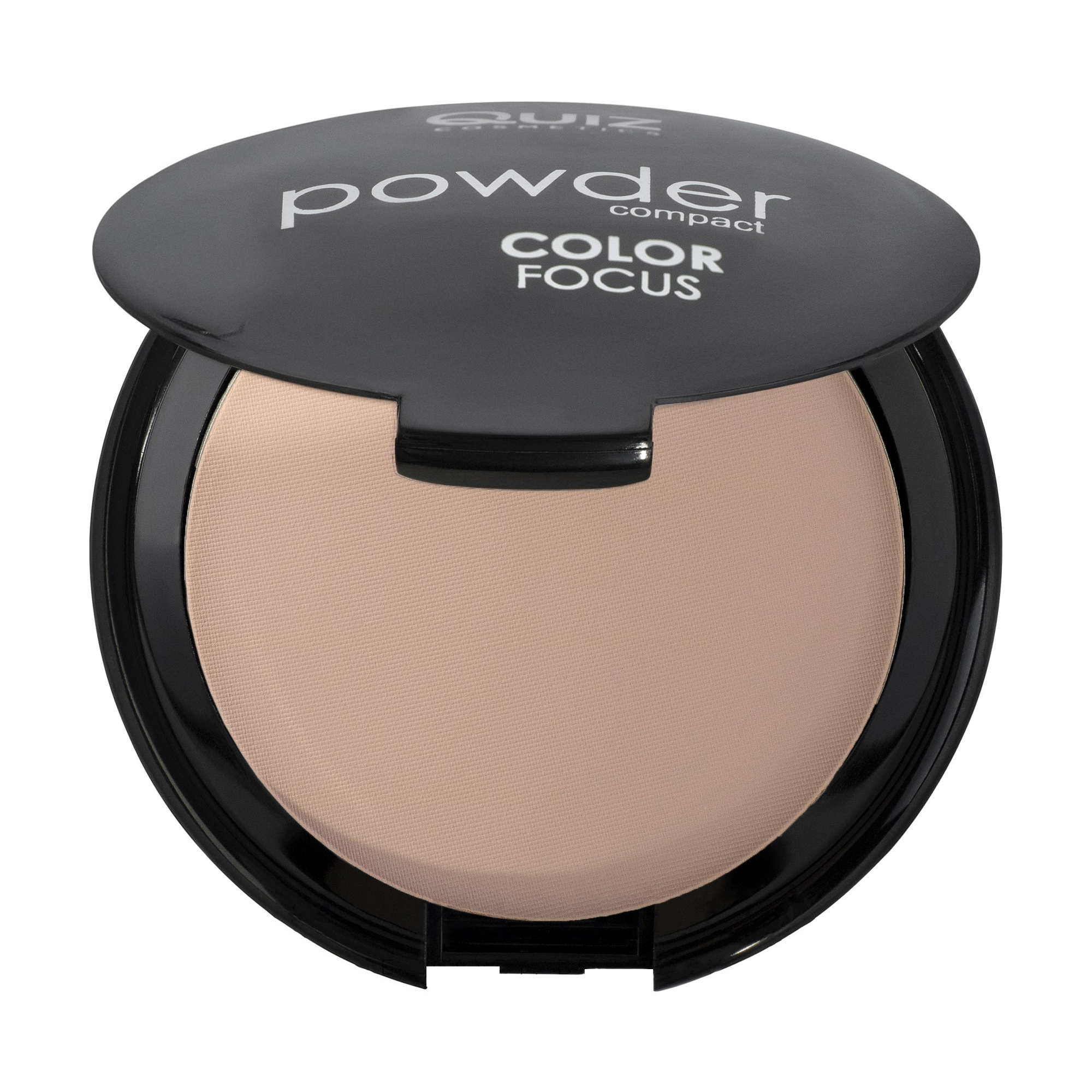 

Компактна пудра для обличчя Quiz Cosmetics Color Focus з дзеркалом 60 Light Amber, 12 г