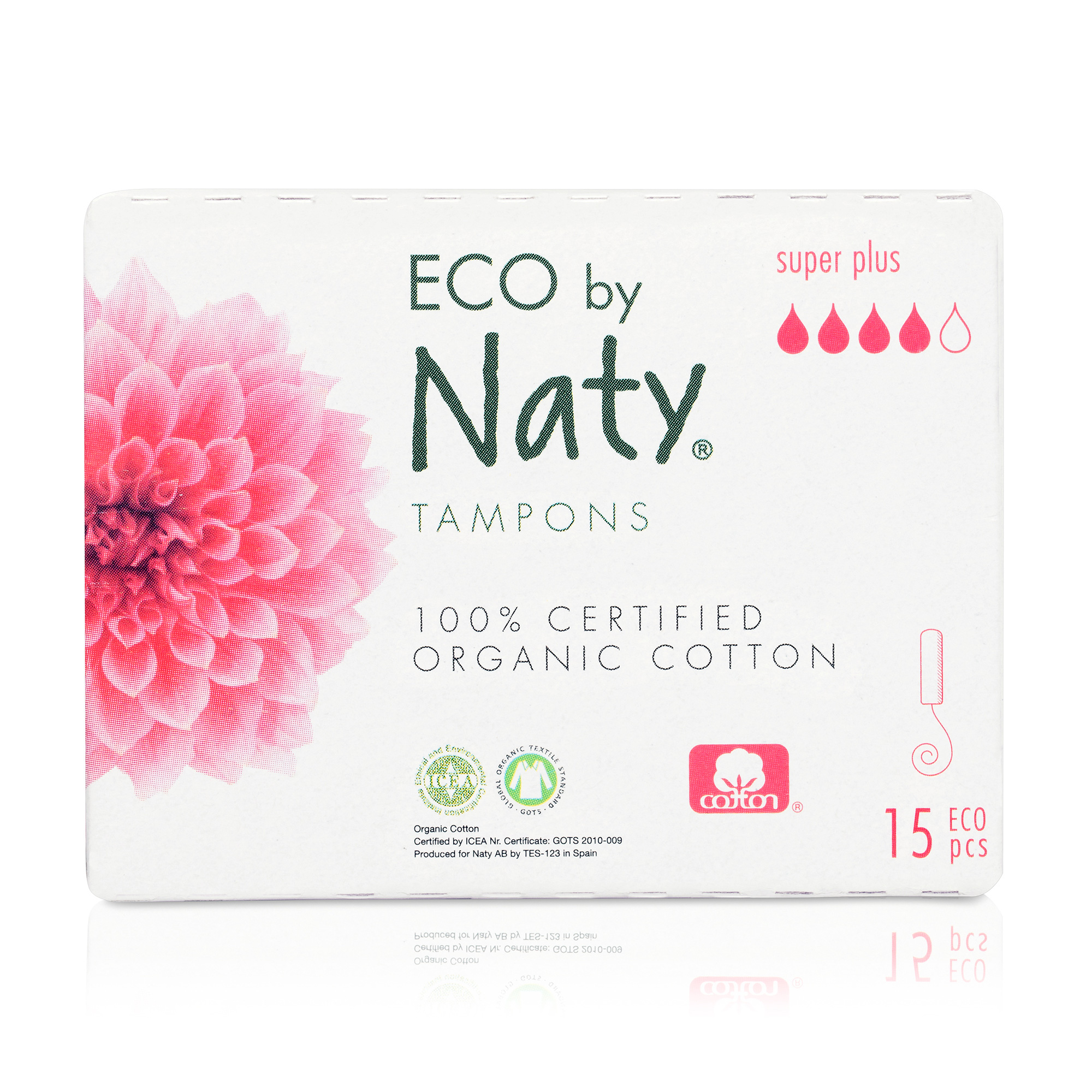 

Тампони ECO by Naty Super Plus, 15 шт