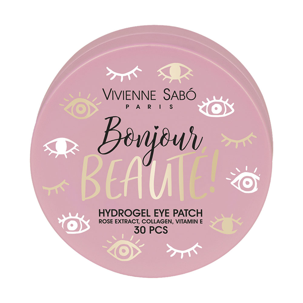 

Гідрогелеві патчі для очей Vivienne Sabo Bonjour, Beaute!, 30 шт