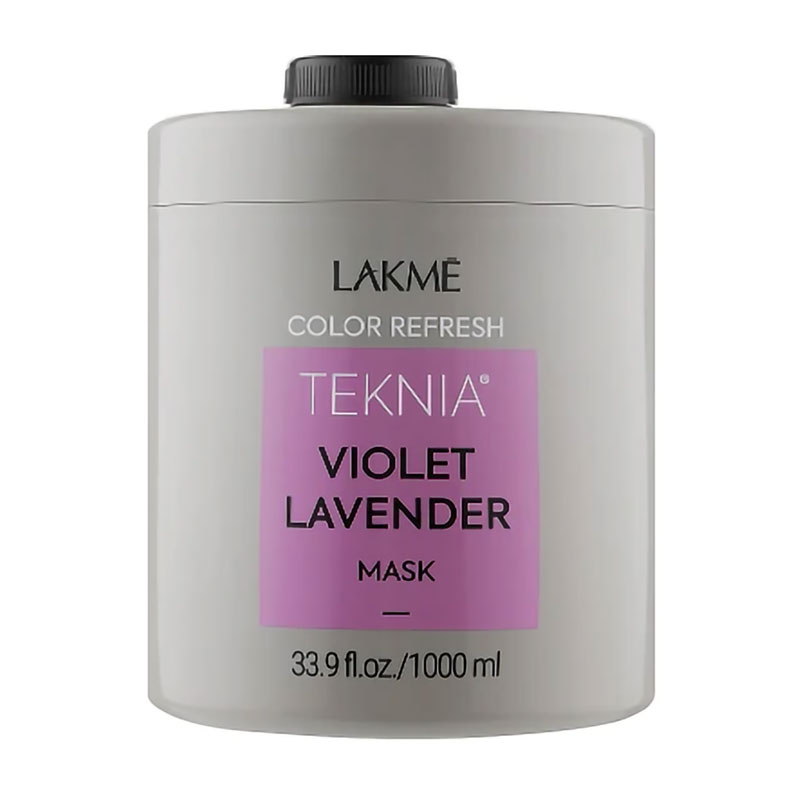 

Уцінка! Маска для фарбованого волосся фіолетових відтінків Lakme Teknia Color Refresh Violet Lavender Treatment Mask, 1 л