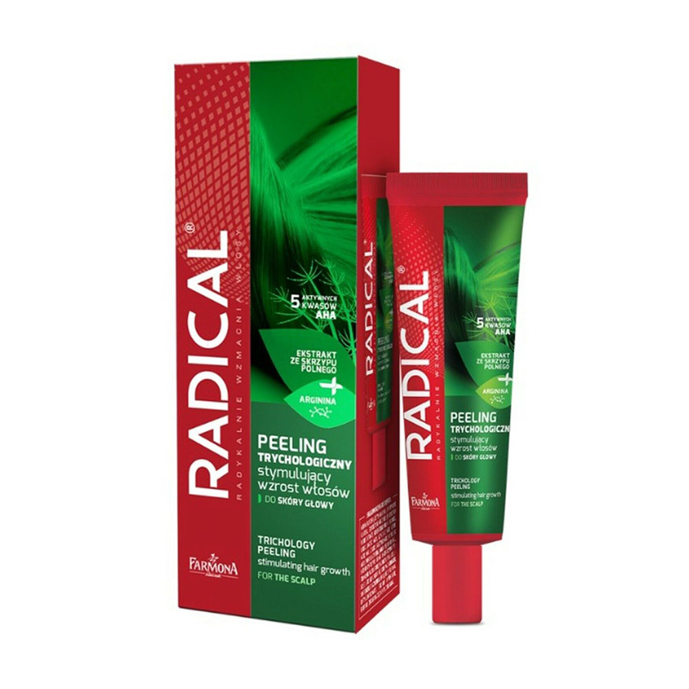 

Уцінка! Пілінг для шкіри голови, що стимулює ріст волосся Farmona Radical Peeling, 75 мл