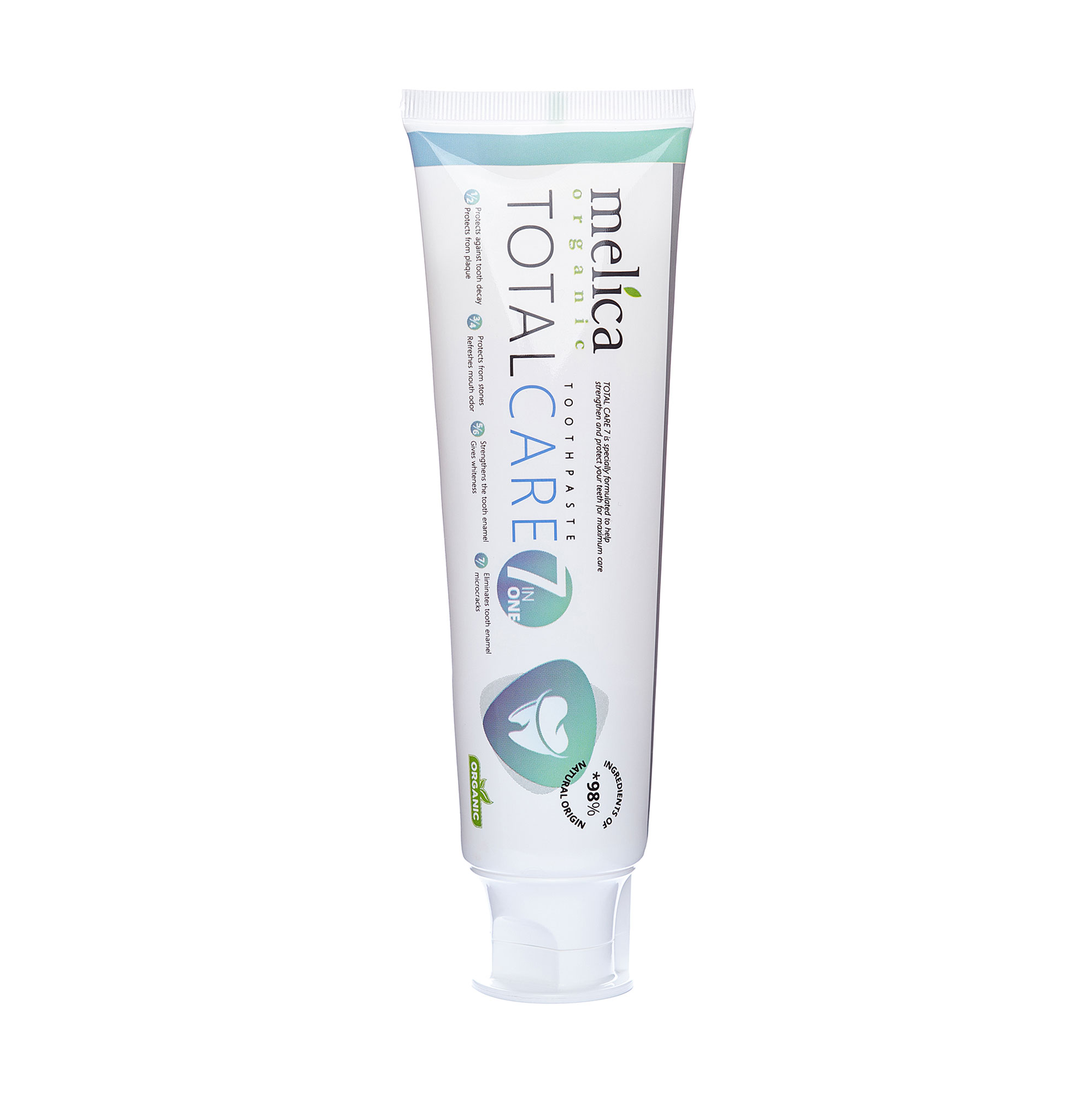 

Уцінка! Зубна паста Melica Organic Toothpaste Total 7 Комплексний догляд, 100 мл