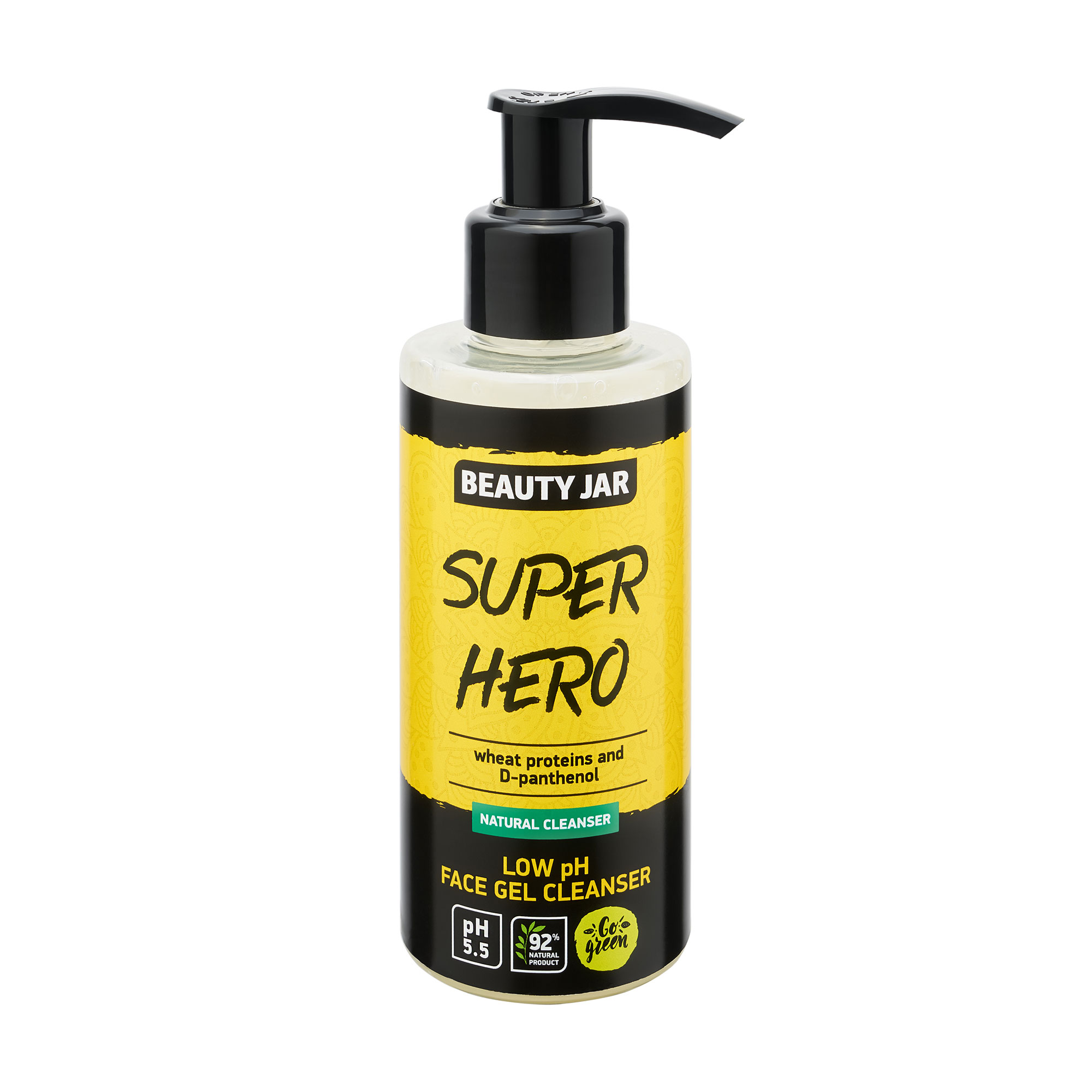 

Уцінка! Гель для вмивання Beauty Jar Super Hero Low pH Face Gel Cleanser з низьким рівнем pH, 150 мл