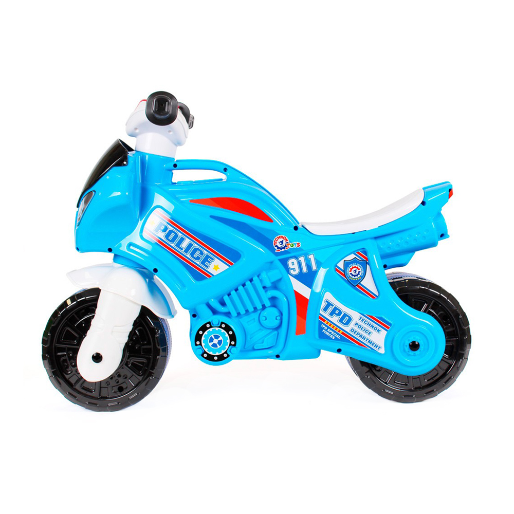 

Біговел Technok Мотоцикл, музичний, блакитний із білим, від 3 років (5781)