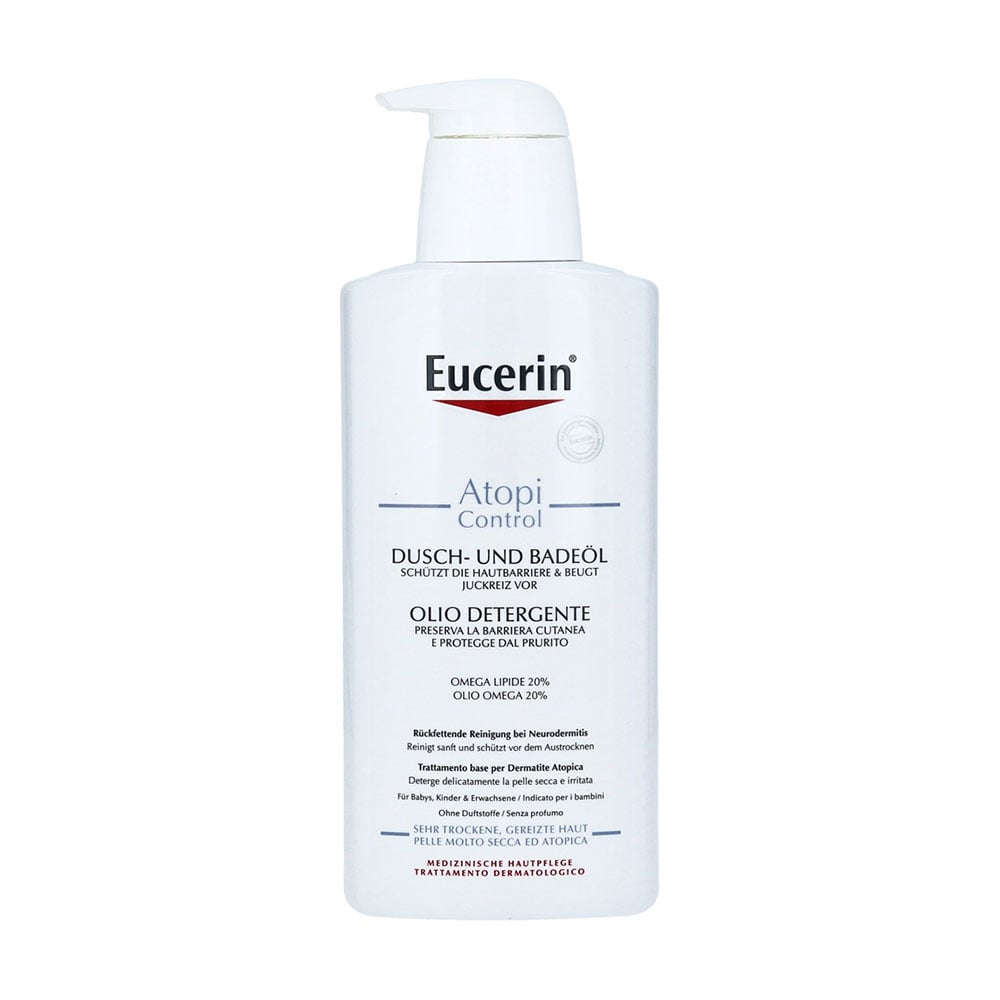 

Очищувальна олія для ванни та душу Eucerin AtopiControl Bath & Shower Oil для атопічної шкіри, 400 мл