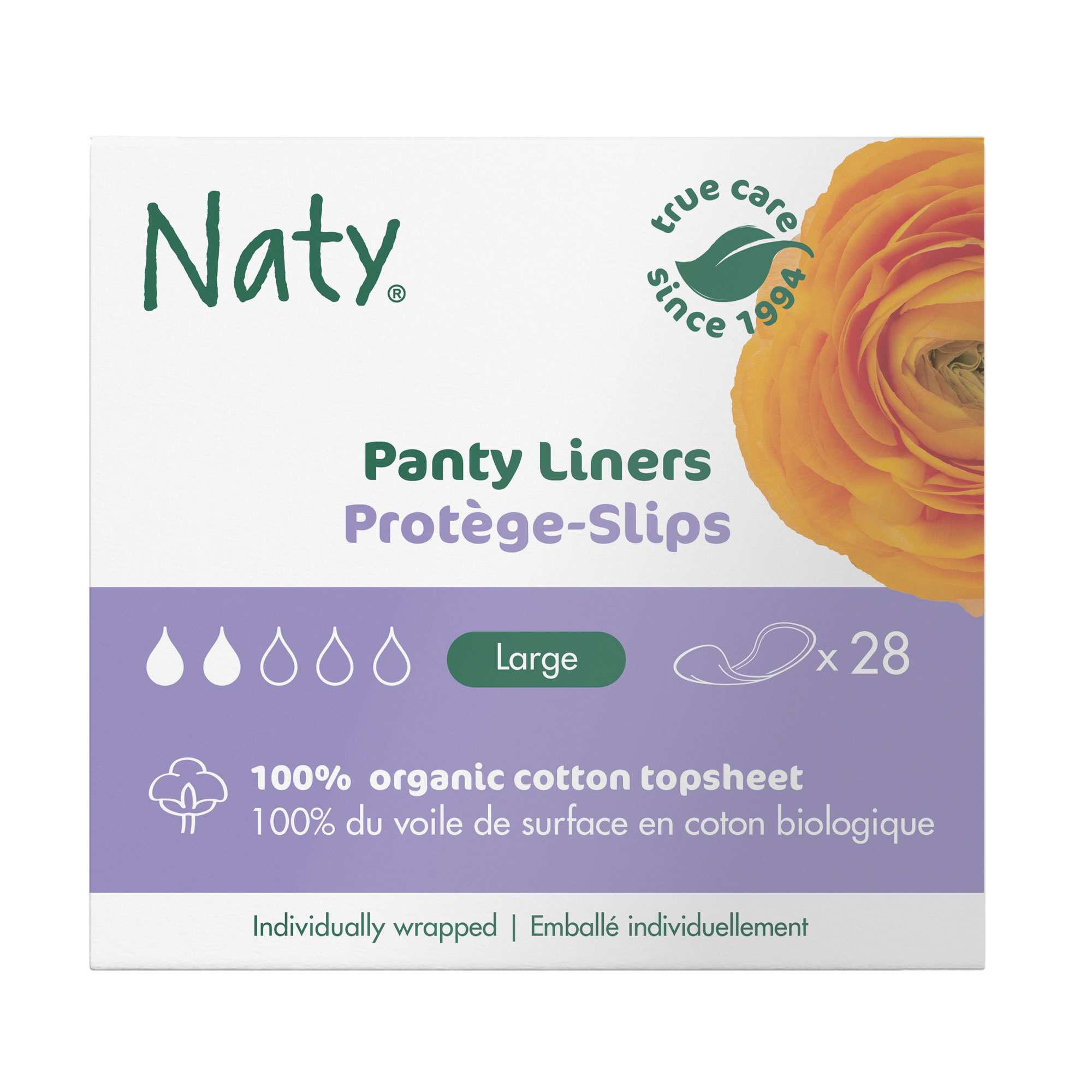 

Уцінка! Щоденні прокладки ECO by Naty Large, 28 шт