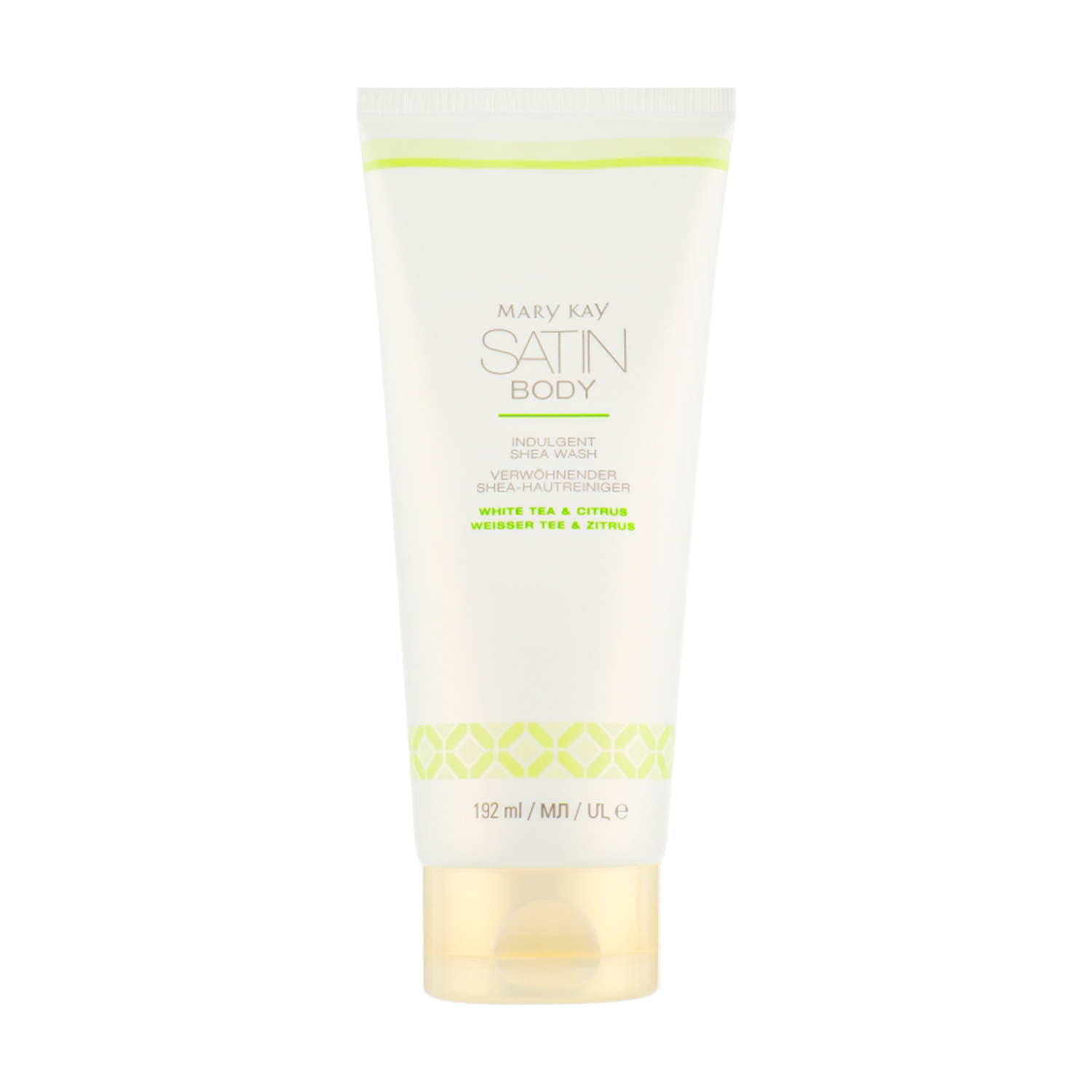 

Гель для душа Mary Kay Satin Body Белый чай и цитрус, с маслом ши, 192 мл