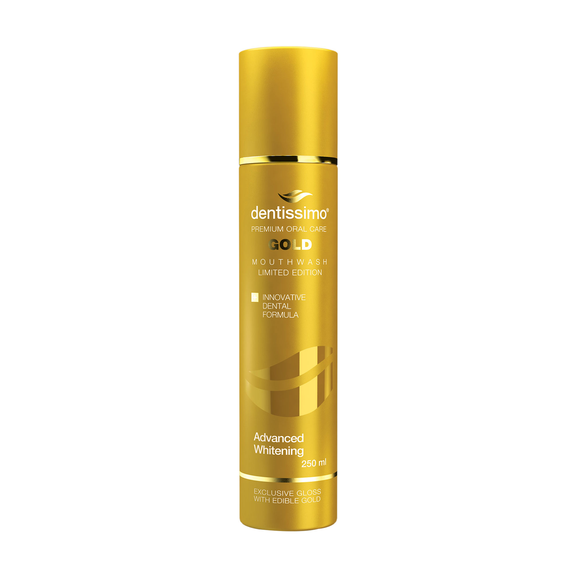 

Уцінка! Ополіскувач для ротової порожнини Dentissimo Advanced Whitening Gold, 250 мл