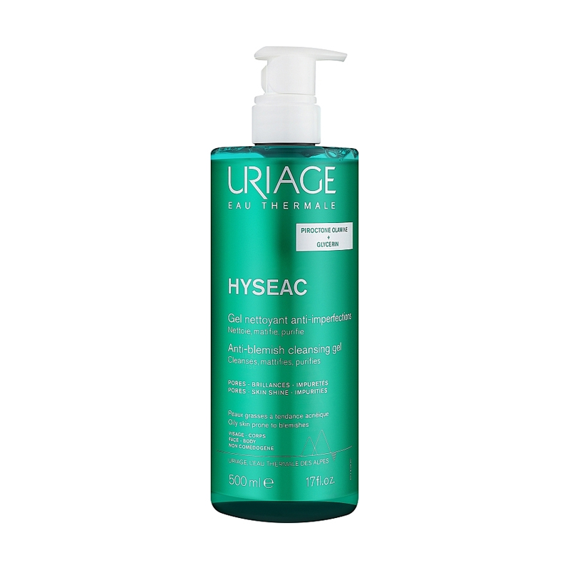 

Уцінка! Гель для вмивання обличчя Uriage Hyseac Cleansing Gel для жирної та комбінованої шкіри, 500 мл