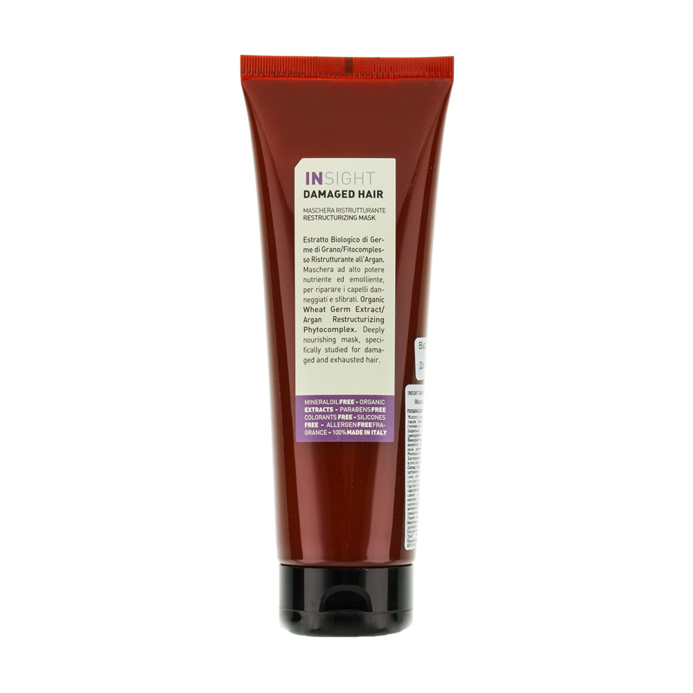 

Уцінка! Відновлювальна маска Insight Damaged Hair Restructurizing Mask для пошкодженого волосся, 250 мл
