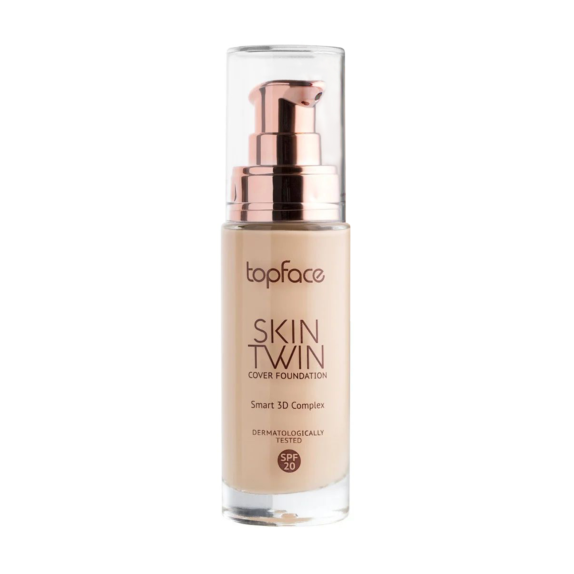 

Уцінка! Тональний крем для обличчя Topface Skin Twin Cover Foundation SPF 20, з матувальним ефектом, 03 Lightbeige, 32 мл