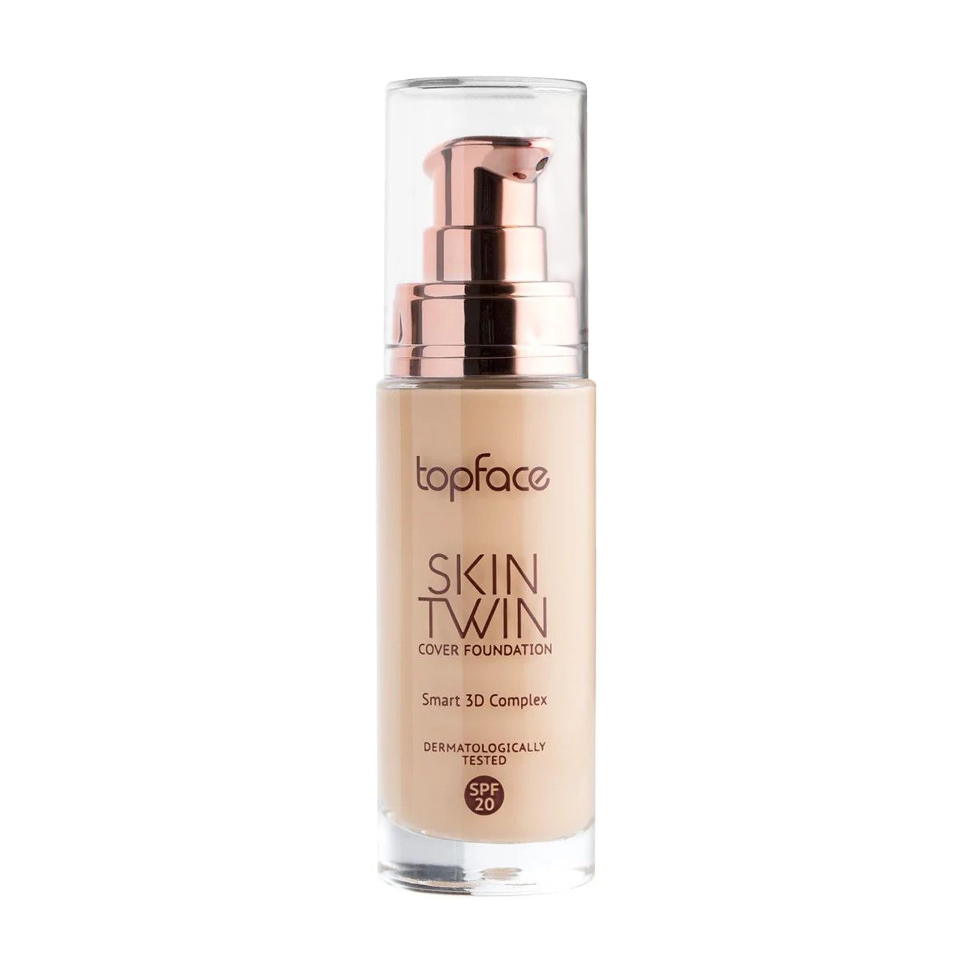 

Уцінка! Тональний крем для обличчя Topface Skin Twin Cover Foundation SPF 20, з матувальним ефектом, 05 Beige Sand, 32 мл