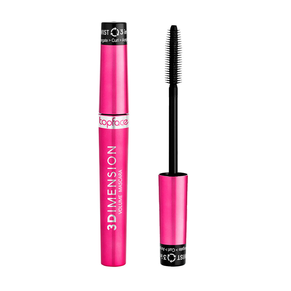 

Уцінка! Туш для вій Topface 3D Imension Volume Mascara, чорна, 8 мл