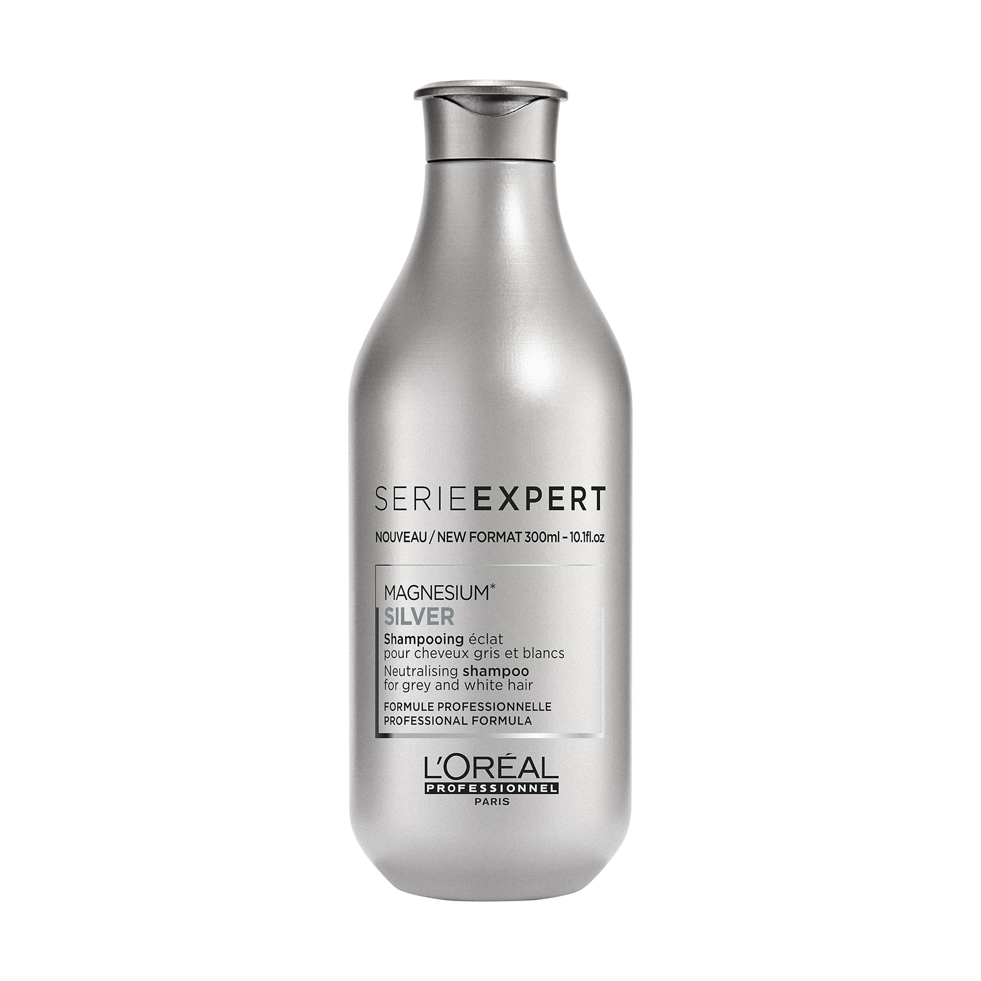 

Нейтралізувальний шампунь для сірого та білявого волосся L'Oreal Professionnel Serie Expert Magnesium Silver Shampoo, 300 мл