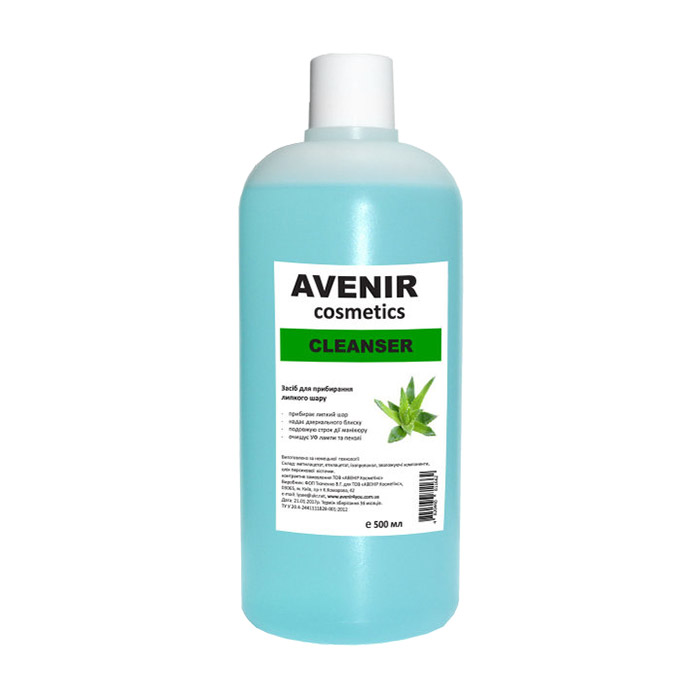 

Рідина для зняття липкого шару Avenir Cosmetics Cleanser, 500 мл