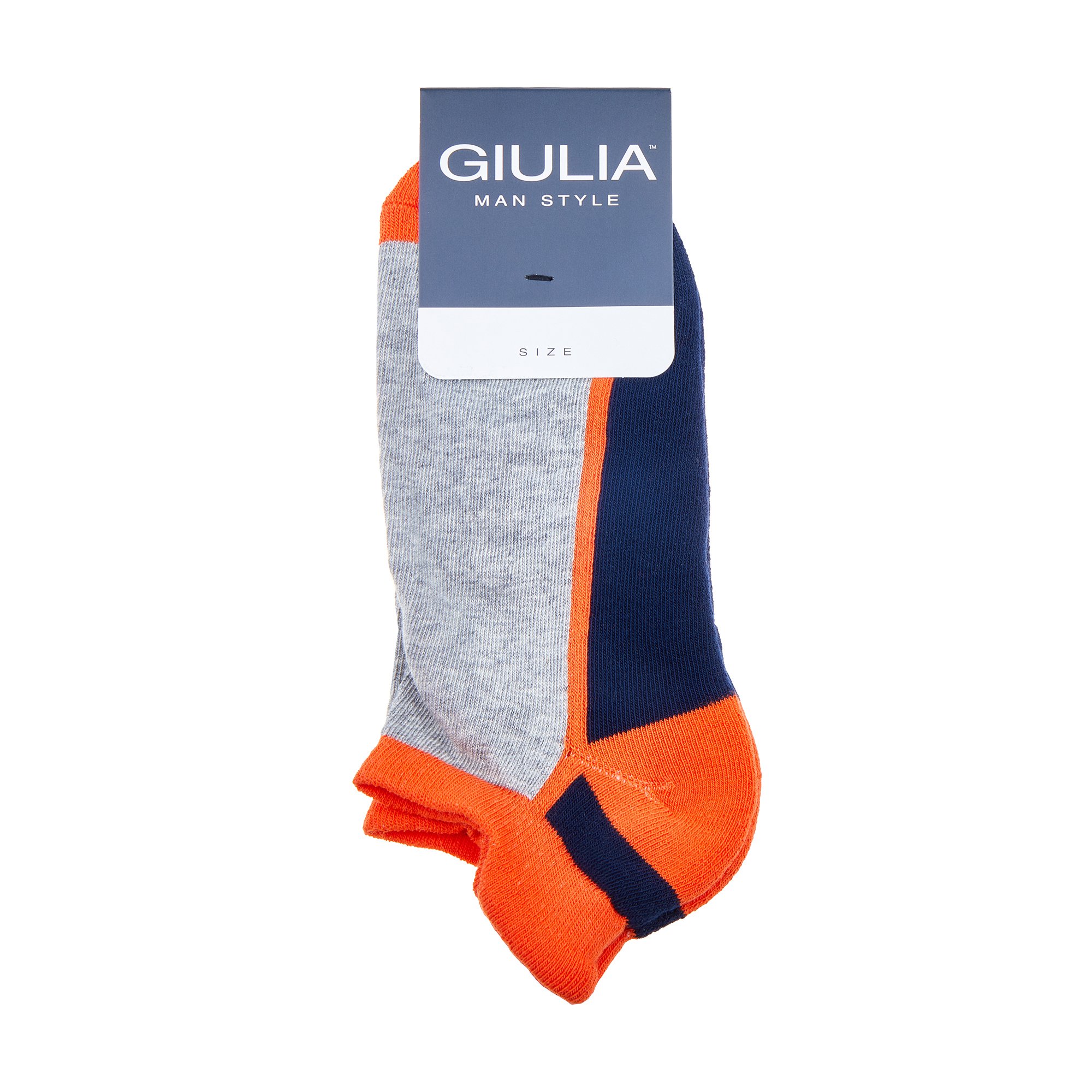 

Шкарпетки чоловічі Giulia Man Style MS Sport-04 укорочені, Orange, розмір 39-42