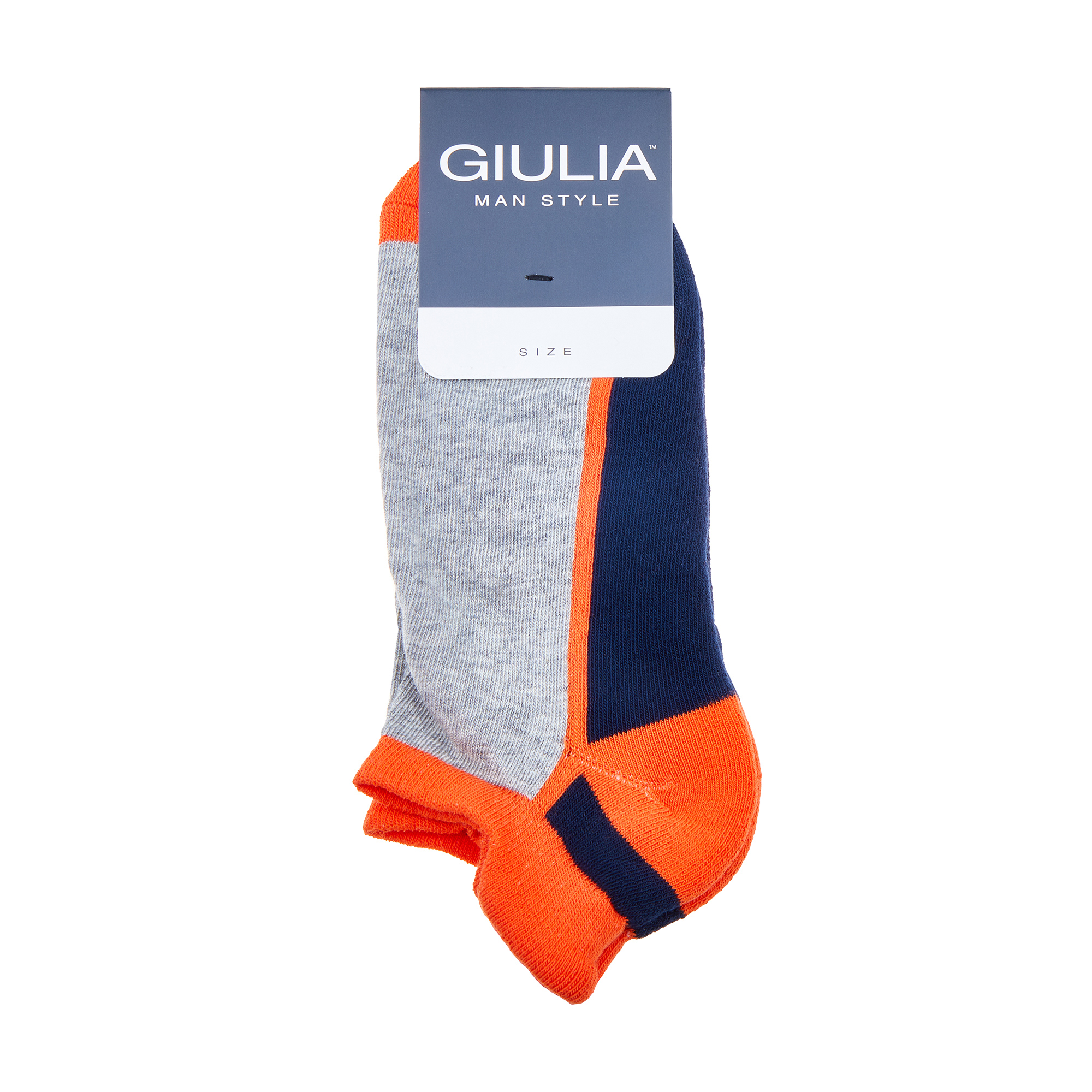 

Шкарпетки чоловічі Giulia Man Style MS Sport-04 укорочені, Orange, розмір 43-46
