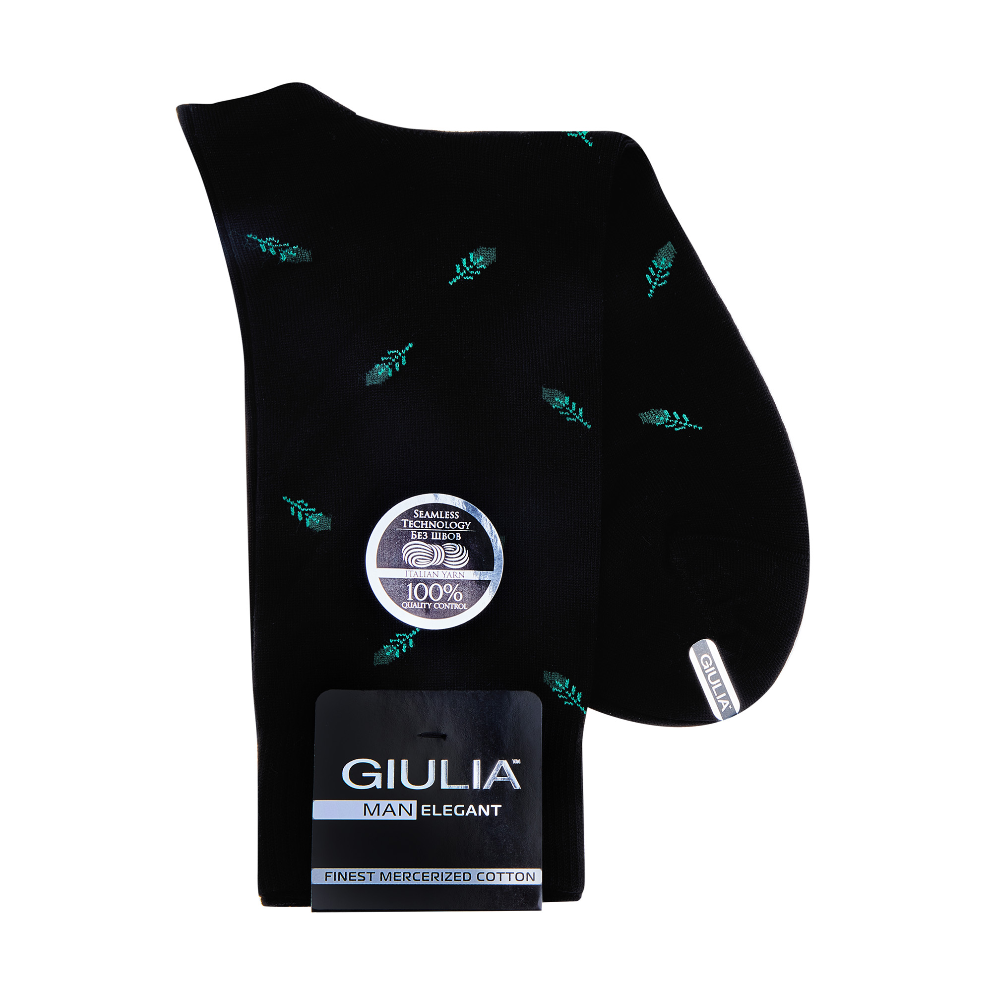 

Шкарпетки чоловічі Giulia Man Elegant Model 306, Nero, розмір 43-44