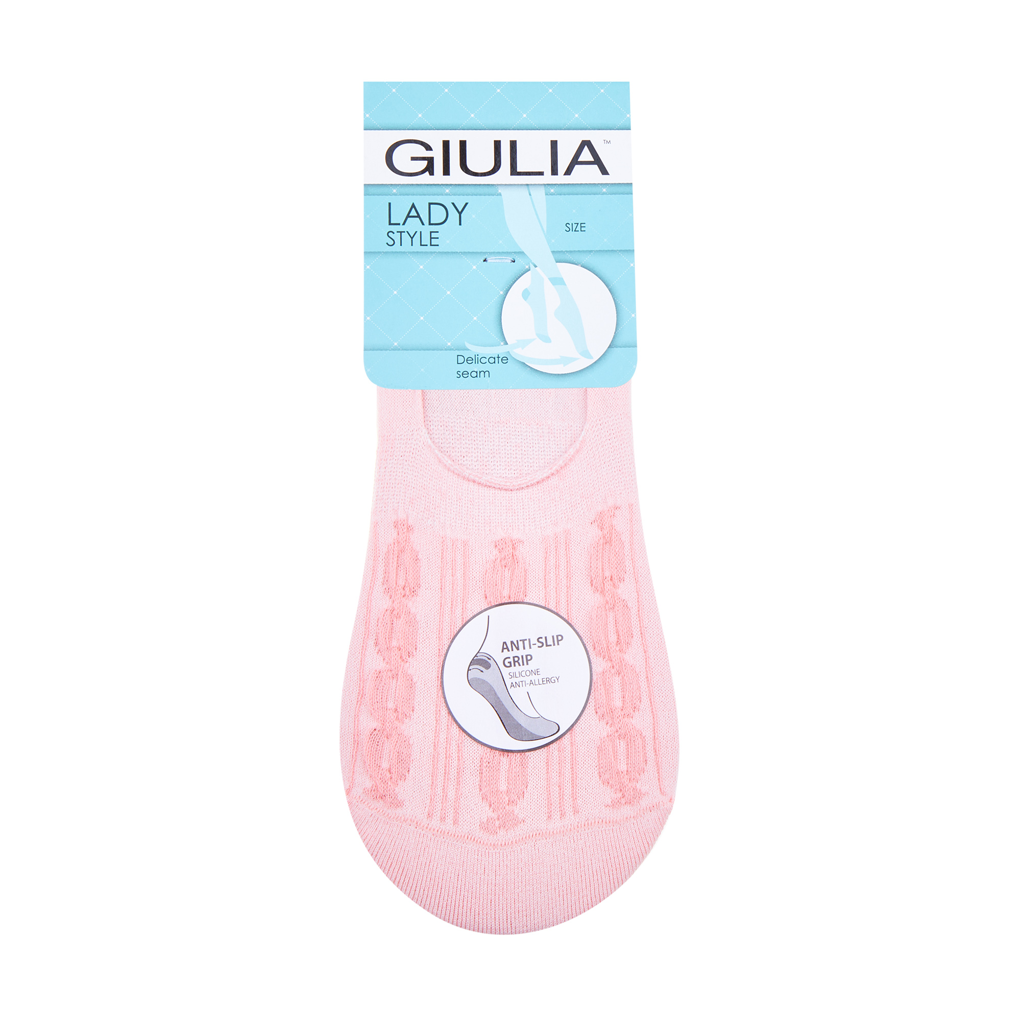 

Підслідники жіночі Giulia WF1 Soft 001 з силіконовою п’ятою, Geranium, розмір 36-38
