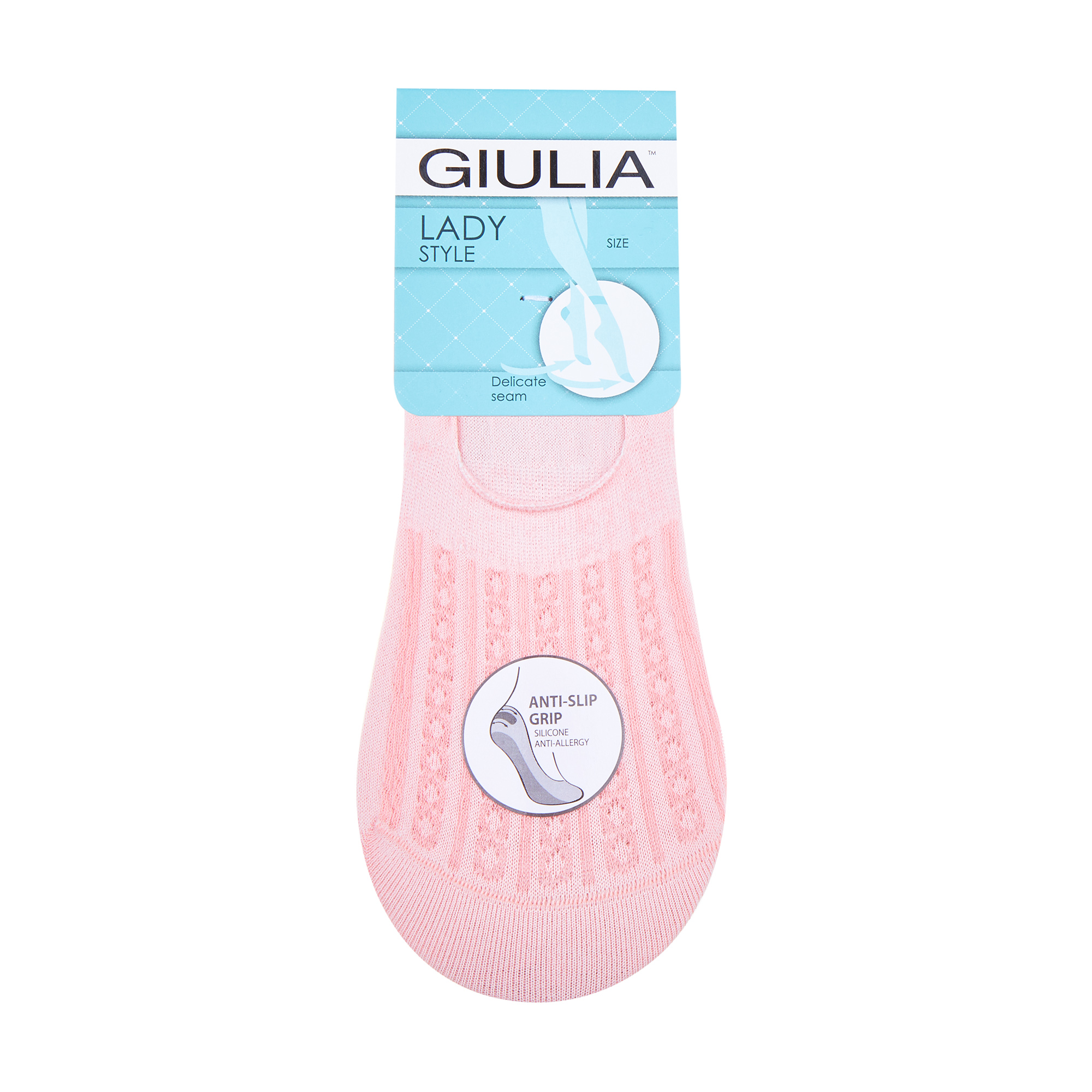 

Підслідники жіночі Giulia WF1 Soft 003 з силіконовою п’ятою, Geranium, розмір 36-38