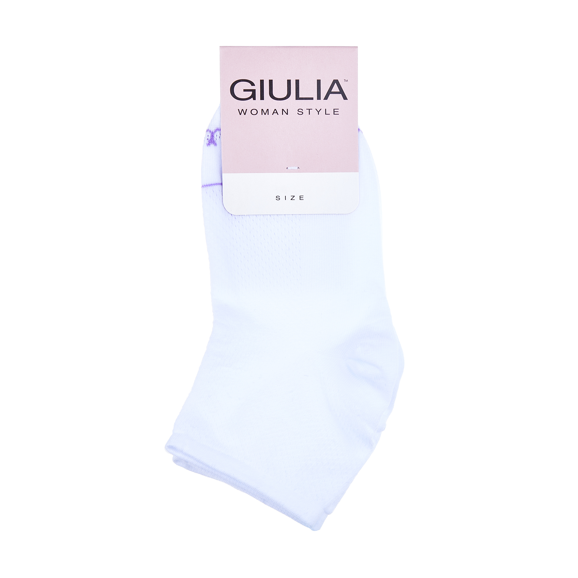 

Шкарпетки жіночі Giulia WTRM-006 Bianco/Violet, розмір 36-38