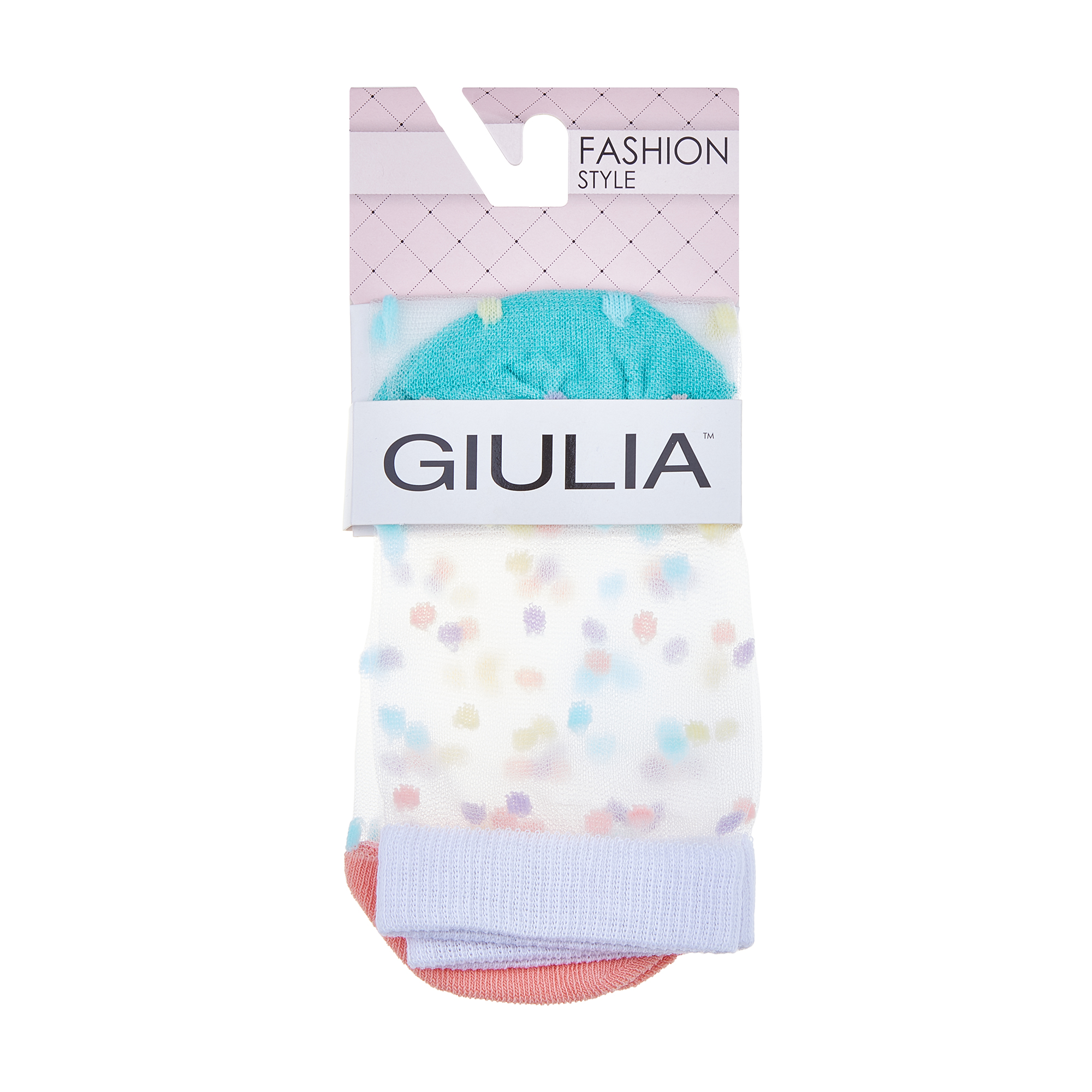 

Шкарпетки жіночі фантазійні Giulia WS2C/Mn-004 -(WSM-004 Calzino) Geranium, розмір 39-40