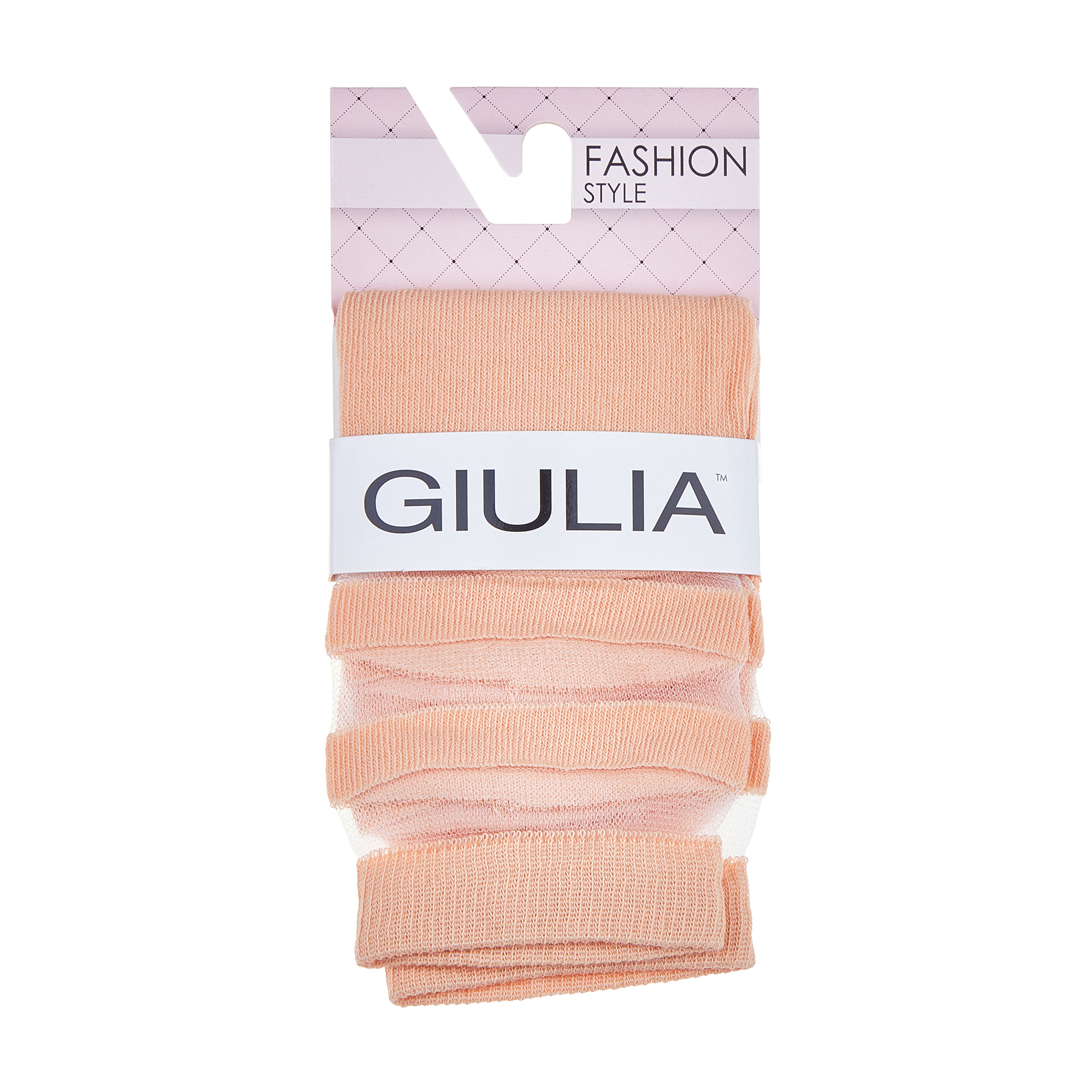 

Шкарпетки жіночі фантазійні Giulia WS2C/Mn-017 -(WSM-017 Calzino) Powder, розмір 36-38