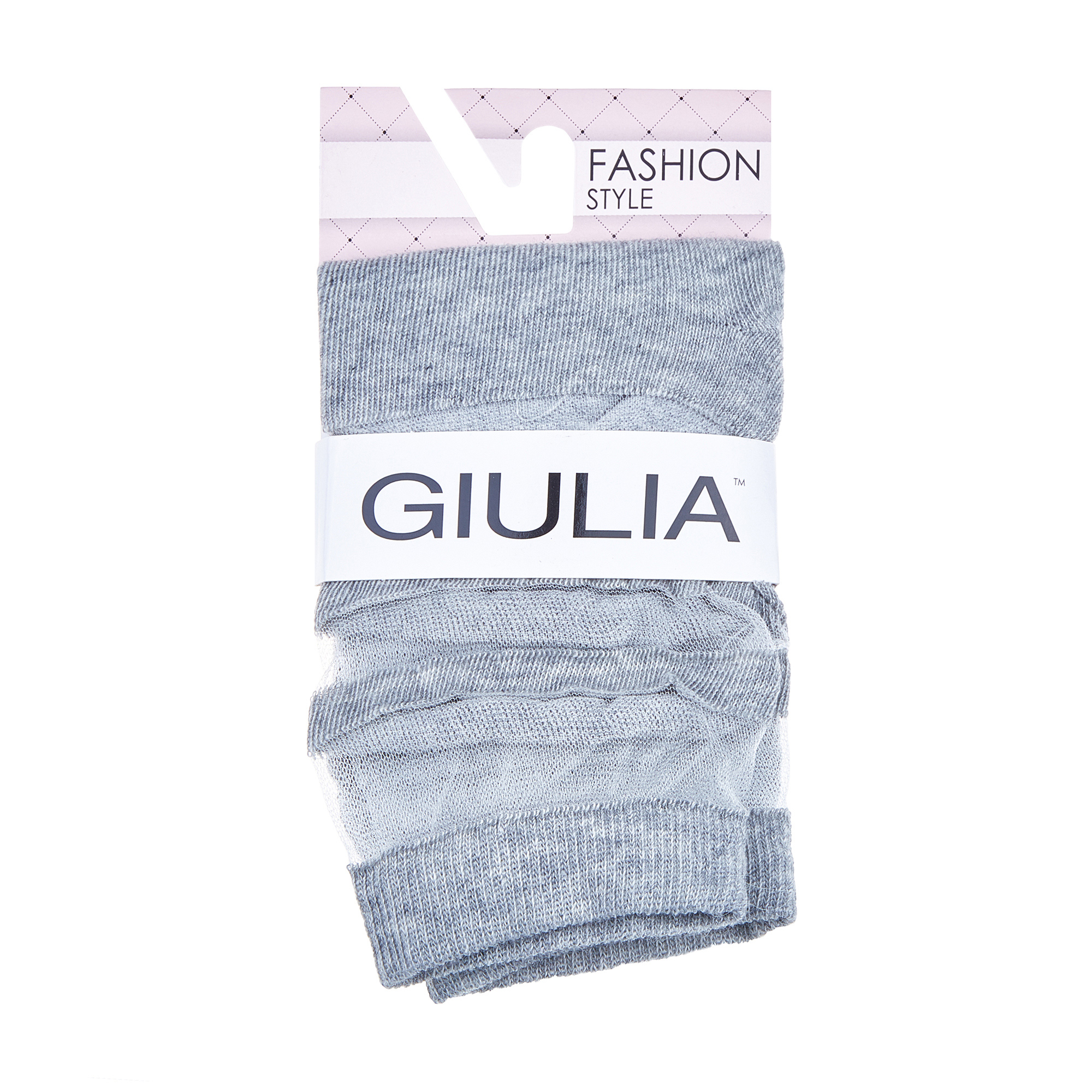 

Шкарпетки жіночі фантазійні Giulia WS2C/Mn-017 -(WSM-017 Calzino) Light Grey, розмір 36-38