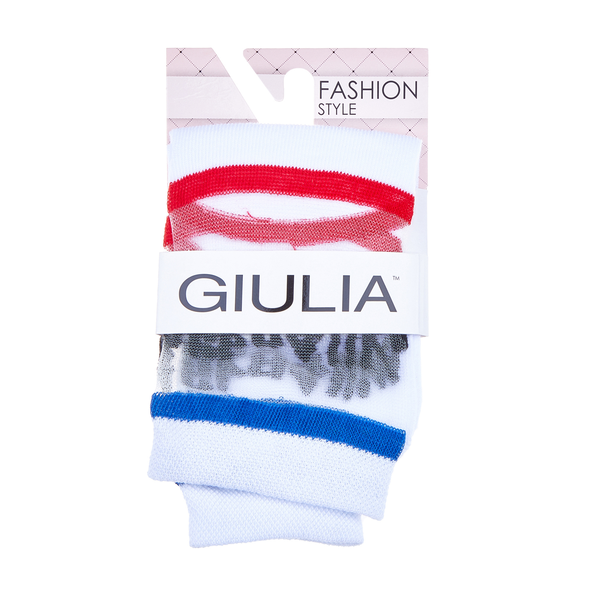 

Шкарпетки жіночі фантазійні Giulia WS2 Cristal 038 White, розмір 36-38