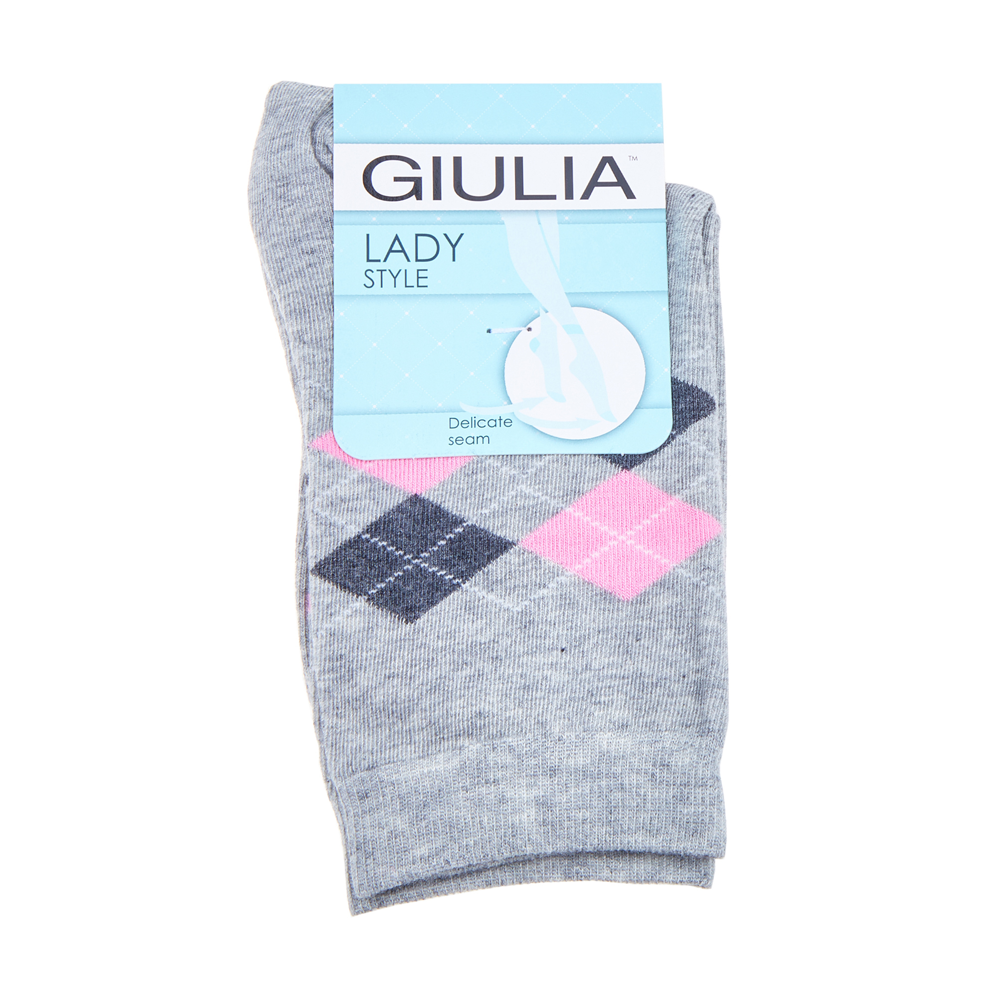 

Шкарпетки жіночі Giulia LSL Comfort Melange-01 Light Grey Melange, розмір 39-40