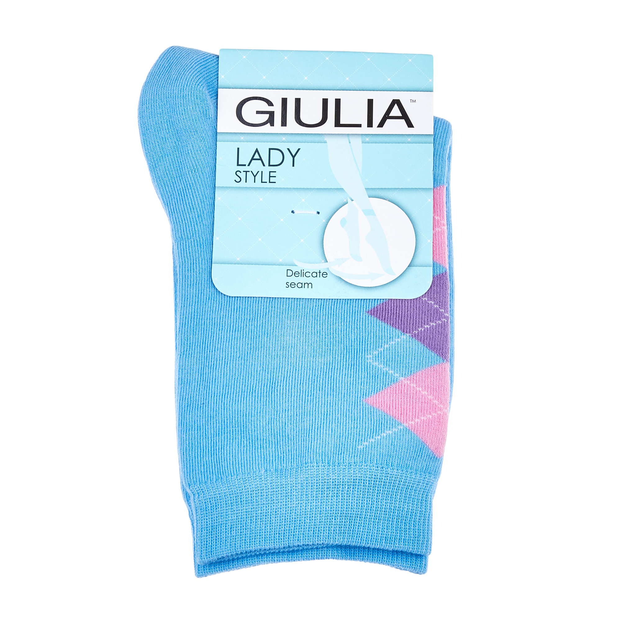 

Шкарпетки жіночі Giulia LSL Comfort-02 Baby Blue, розмір 39-40