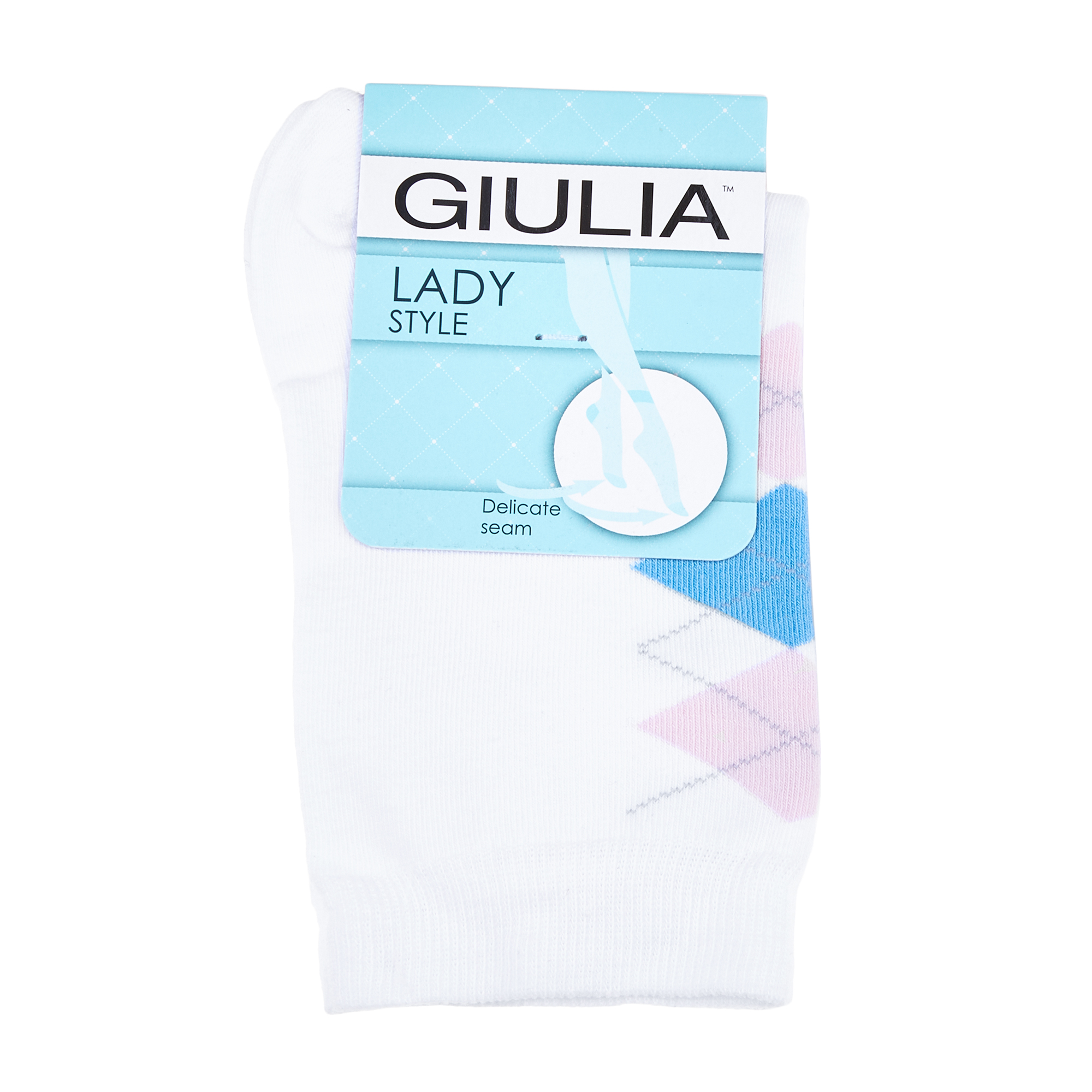 

Шкарпетки жіночі Giulia LSL Comfort-02 Bianco, розмір 39-40