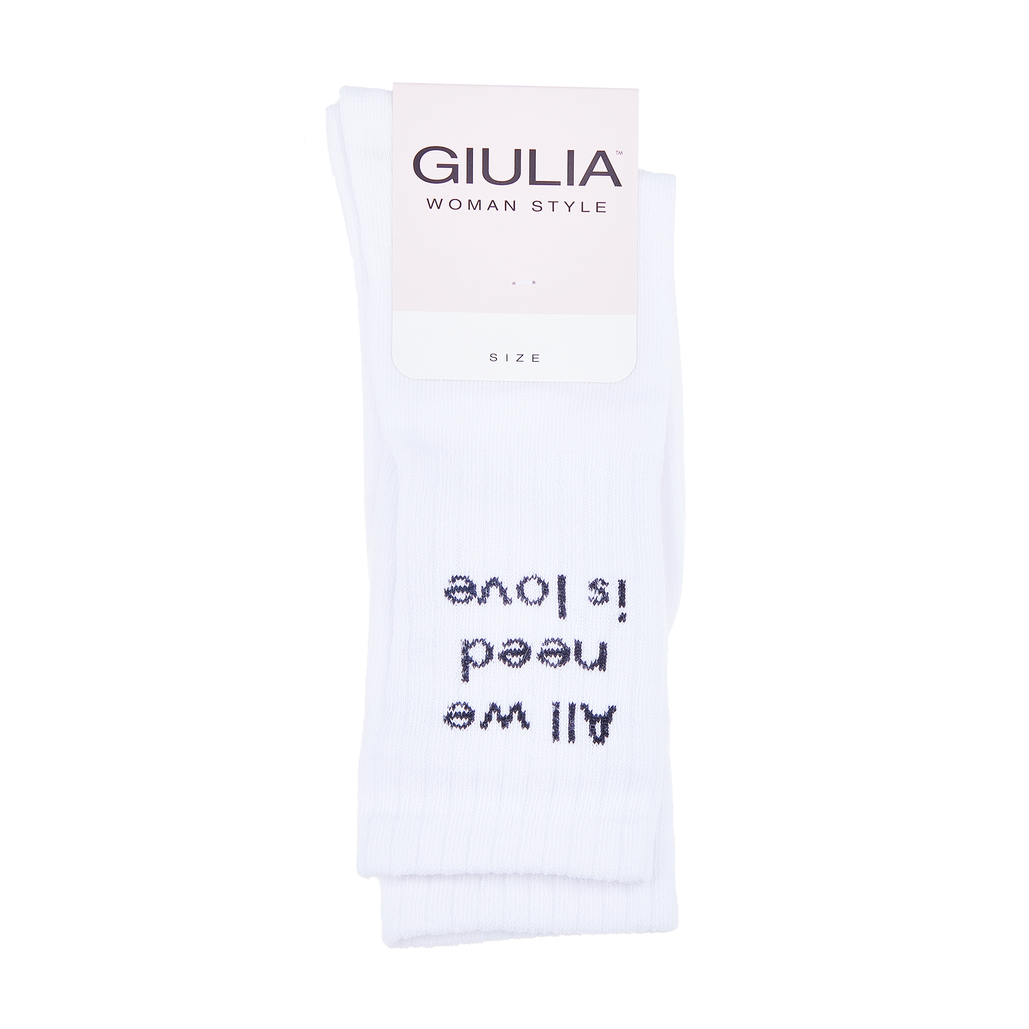 

Шкарпетки жіночі Giulia WS3C-018 Bianco, розмір 39-40