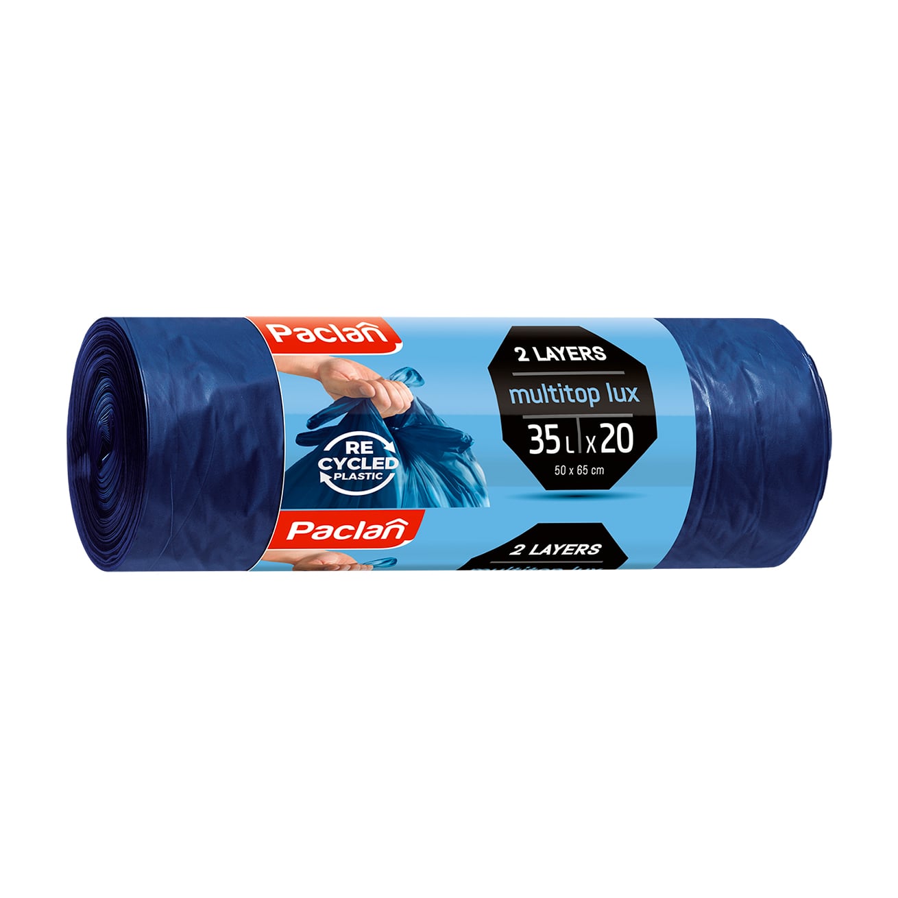 

Пакети для сміття Paclan Multitop Lux 35 л, 20 шт