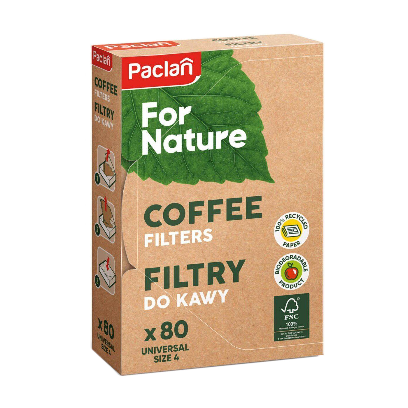 

Фільтри для кави Paclan 4, 80 шт