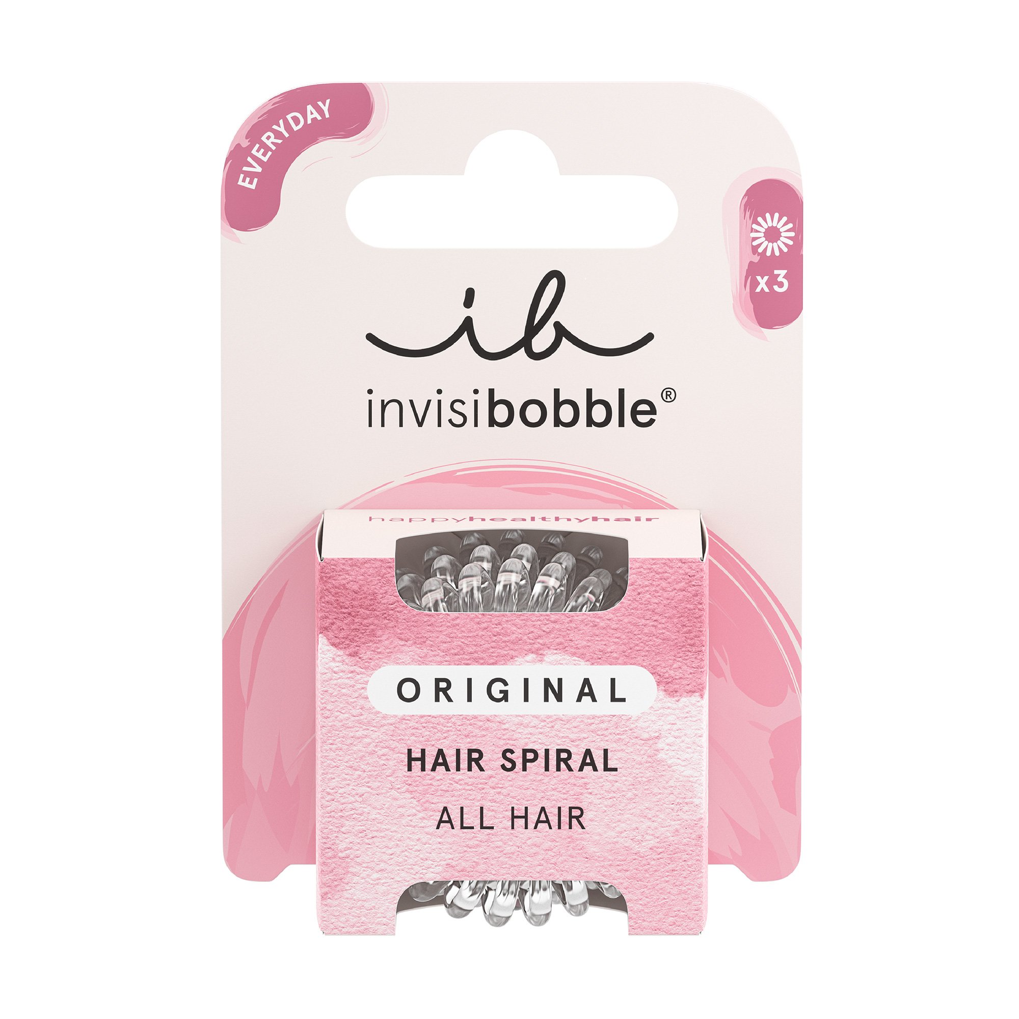 

Резинка-браслет для волосся Invisibobble Original Crystal Clear, 3 шт
