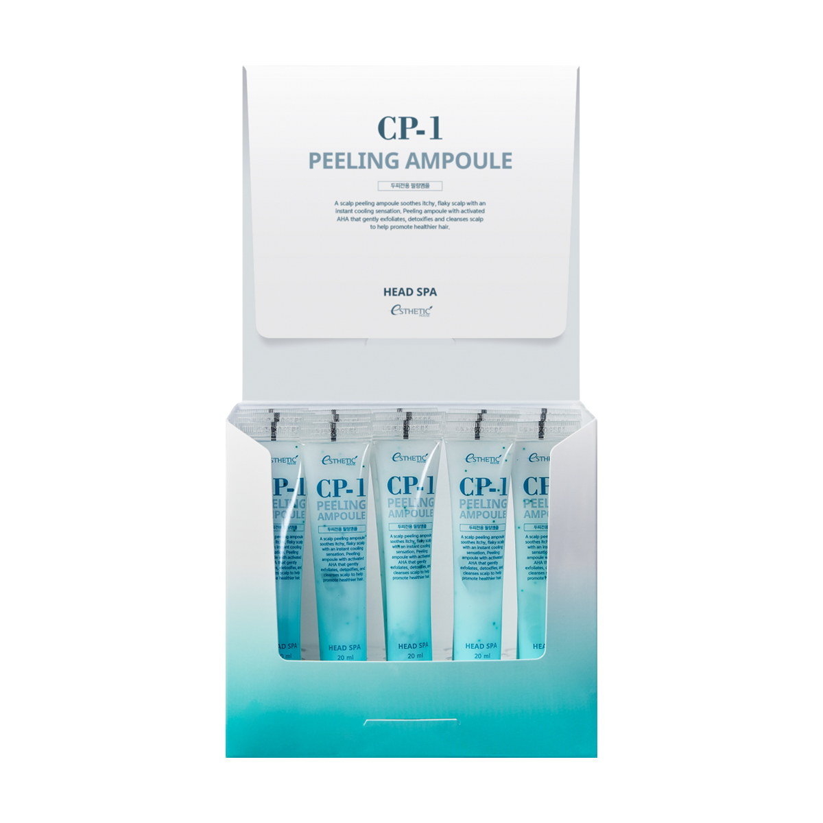 

Уцінка! Пілінг-сироватка для шкіри голови Esthetic House CP-1 Peeling Ampoule Глибоке очищення, 20*20 мл