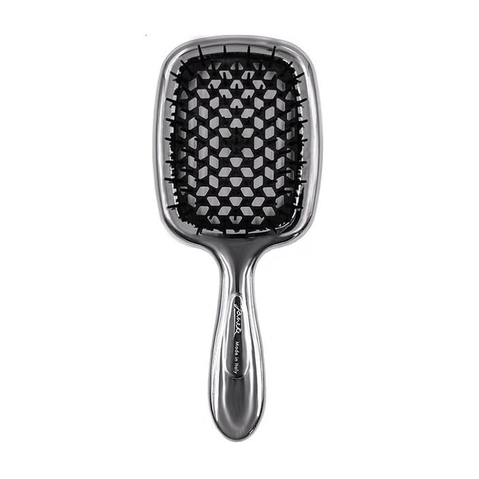 

Щітка для волосся Janeke Superbrush 1830 The Original Italian Patent Срібно-чорний