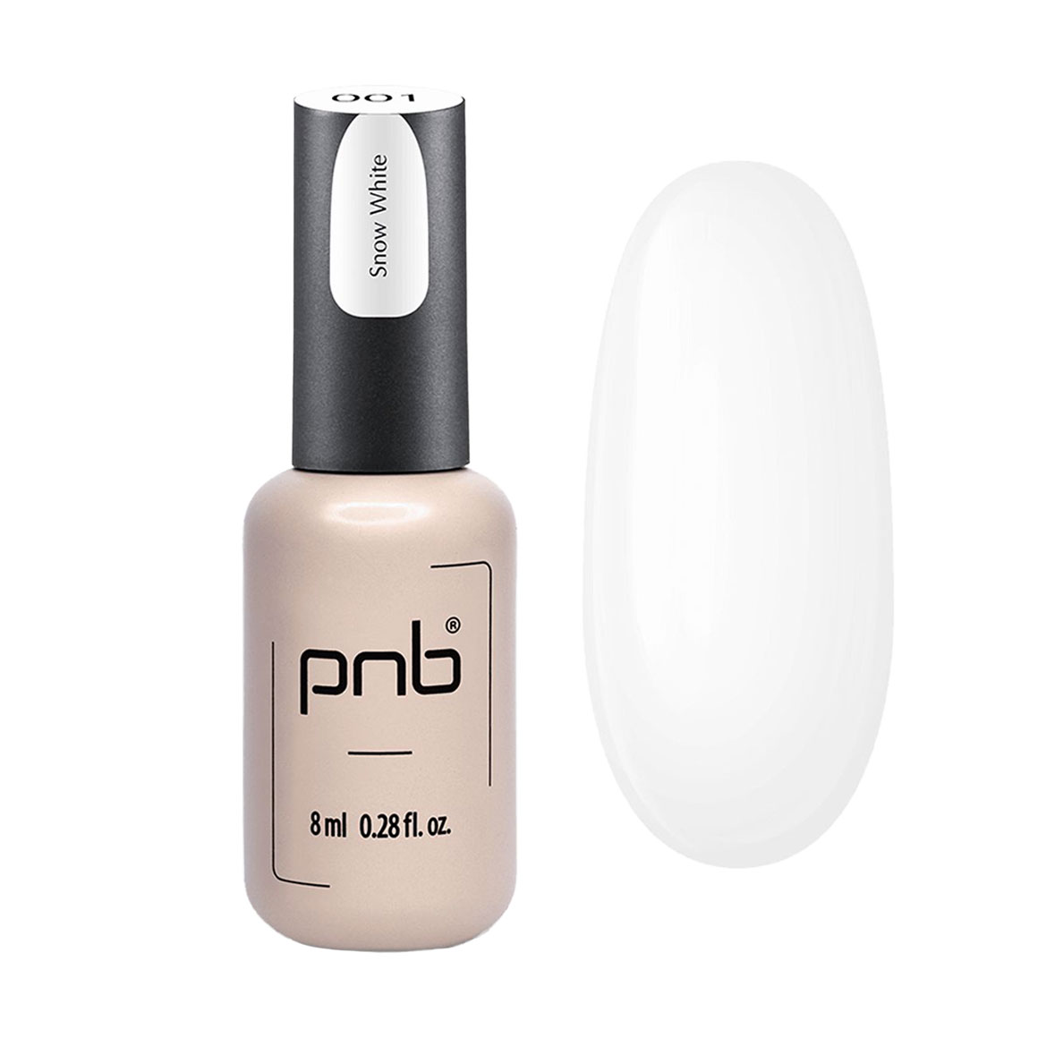 

Гель-лак для нігтів PNB Gel Polish UV/LED 001 Snow White, 8 мл