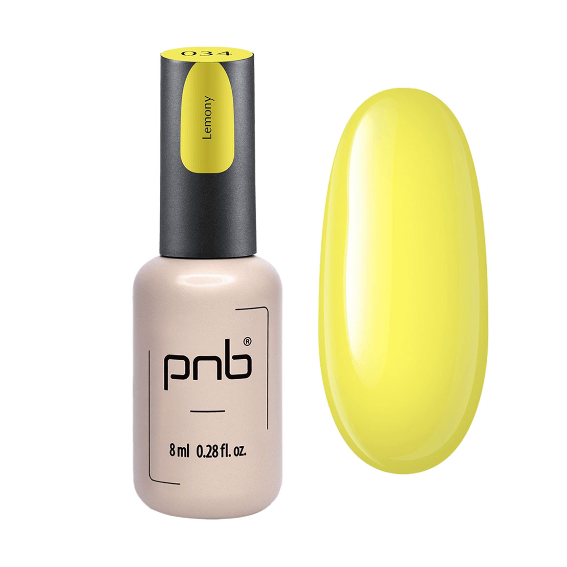 

Уцінка! Гель-лак для нігтів PNB Gel Polish UV/LED 034 Lemony, 8 мл