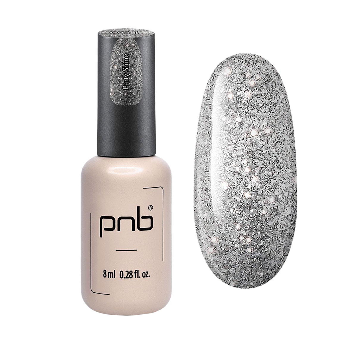 

Уцінка! Гель-лак для нігтів PNB Gel Polish UV/LED 061 Party Shine, 8 мл