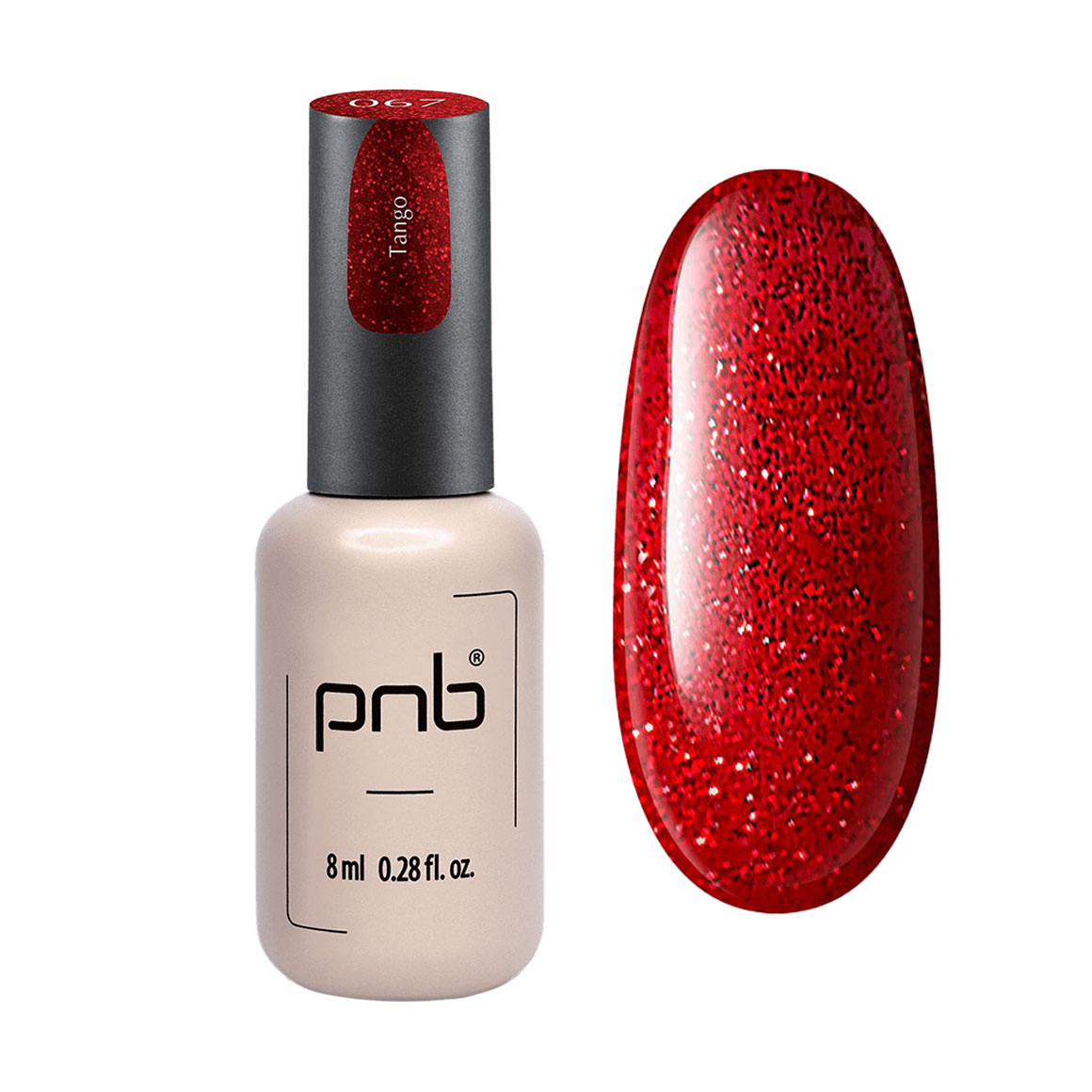 

Уцінка! Гель-лак для нігтів PNB Gel Polish UV/LED 067 Tango, 8 мл