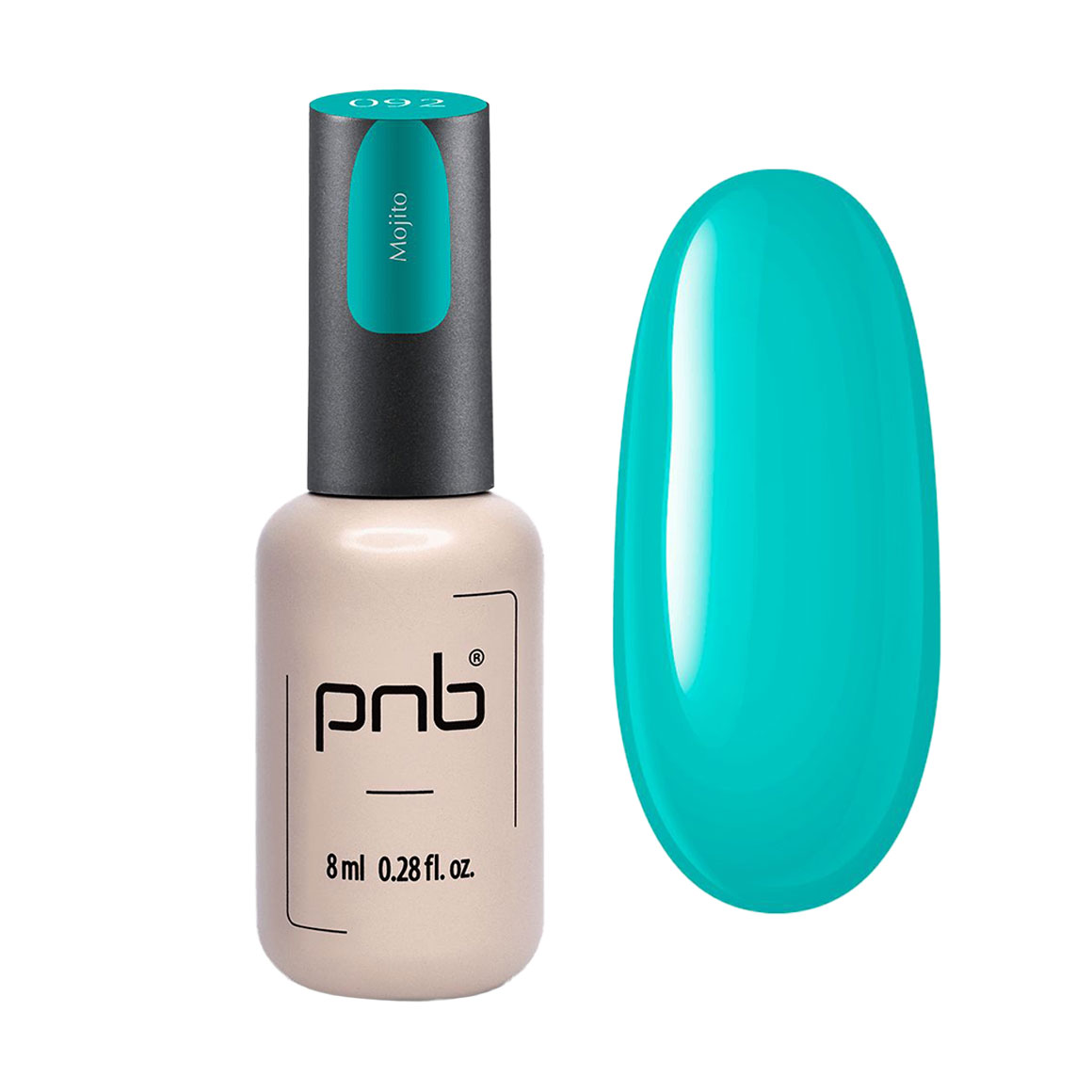 

Гель-лак для нігтів PNB Gel Polish UV/LED 092 Mojito, 8 мл