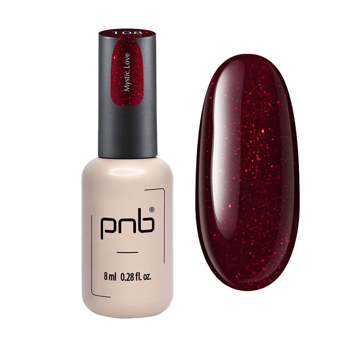 

Уцінка! Гель-лак для нігтів PNB Gel Polish UV/LED 108 Mystic Love, 8 мл