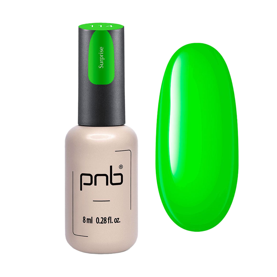 

Уцінка! Гель-лак для нігтів PNB Gel Polish UV/LED 114 Surprise, 8 мл