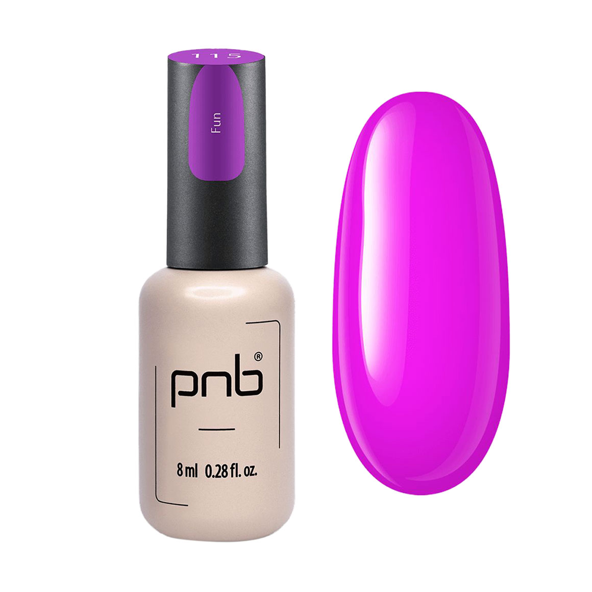 

Гель-лак для нігтів PNB Gel Polish UV/LED 115 Fun, 8 мл