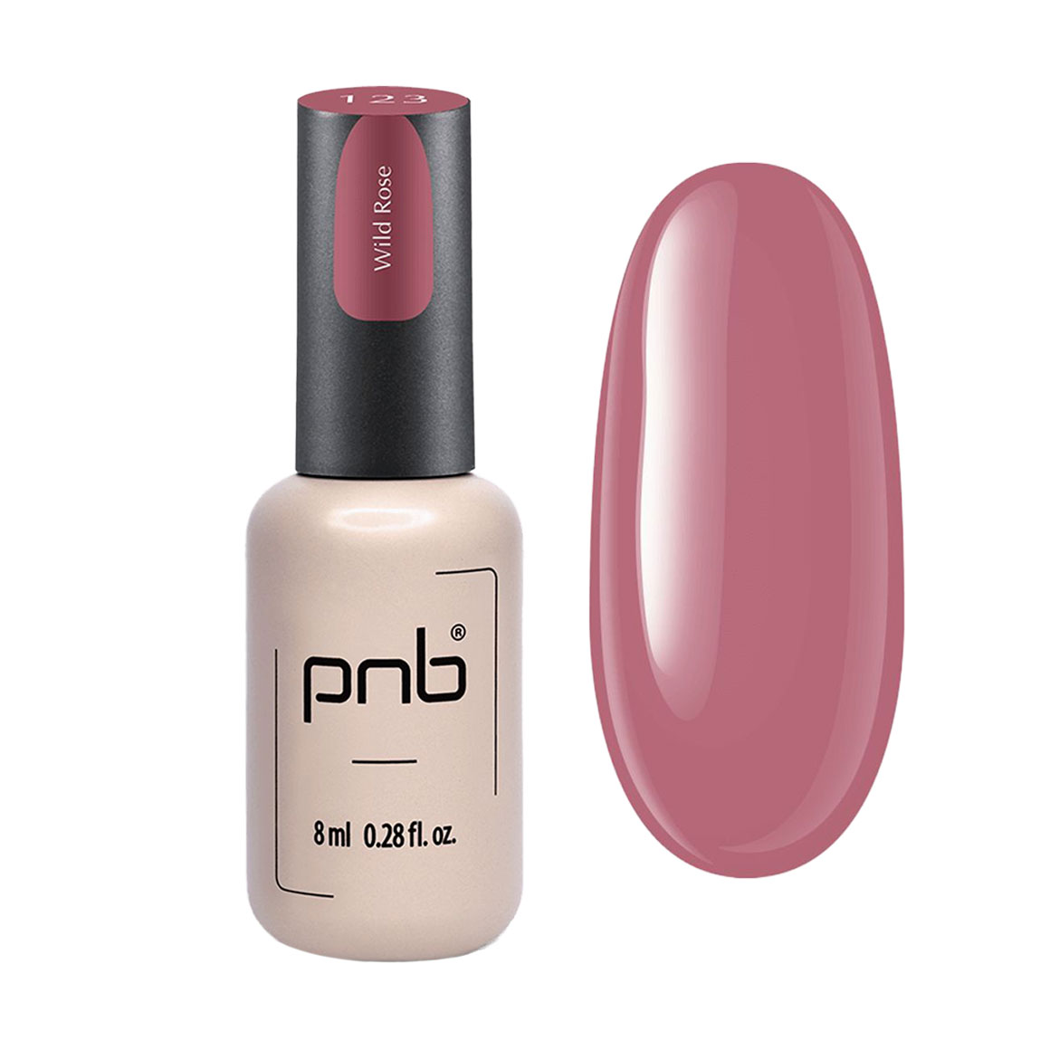 

Уцінка! Гель-лак для нігтів PNB Gel Polish UV/LED 123 Wild Rose, 8 мл