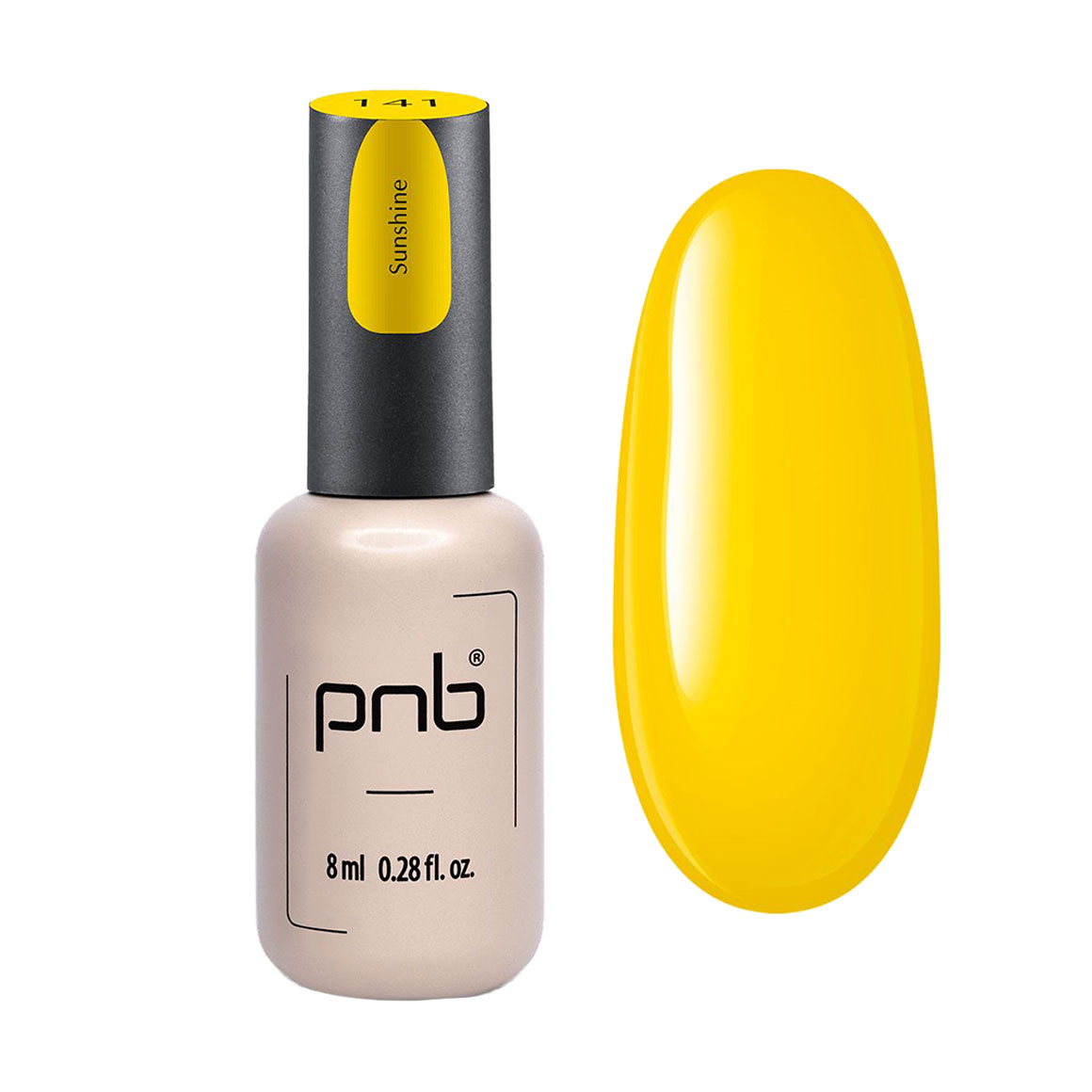 

Уцінка! Гель-лак для нігтів PNB Gel Polish UV/LED 141 Sunshine, 8 мл