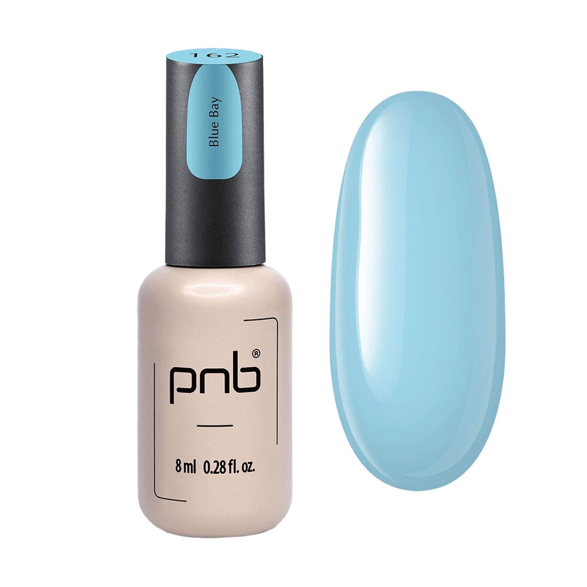 

Уцінка! Гель-лак для нігтів PNB Gel Polish UV/LED 162 Blue Bay, 8 мл